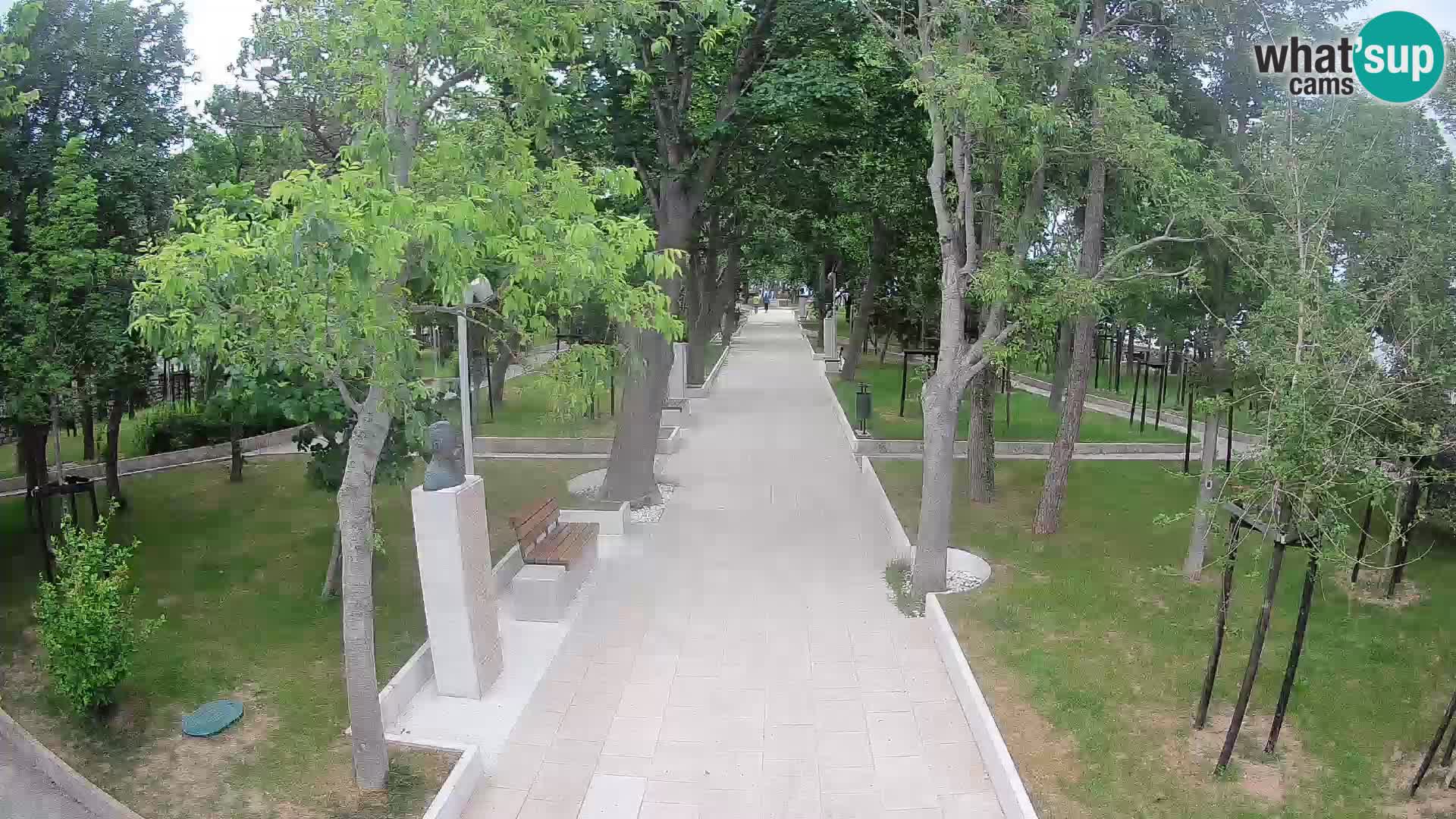 Writers’ Park Webcam Senj – Live by the Sea