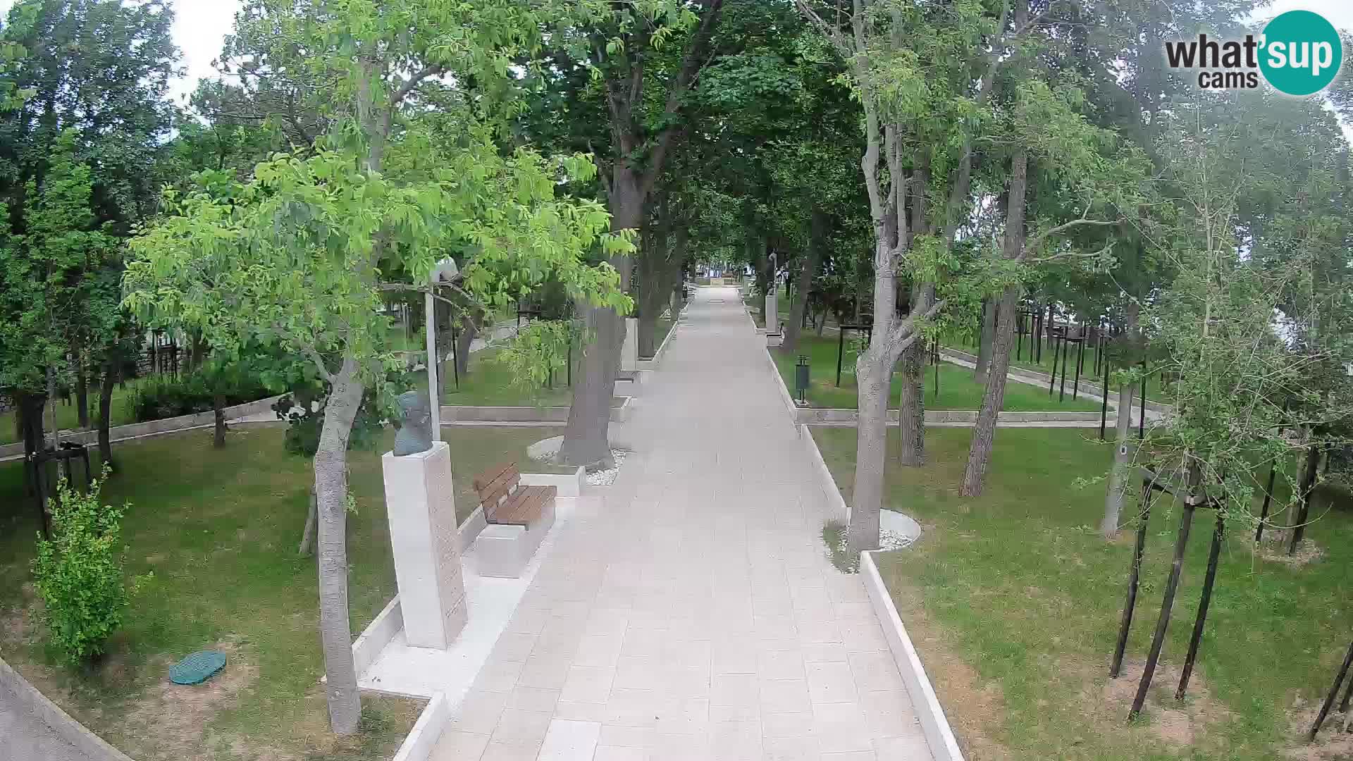 Writers’ Park Webcam Senj – Live by the Sea
