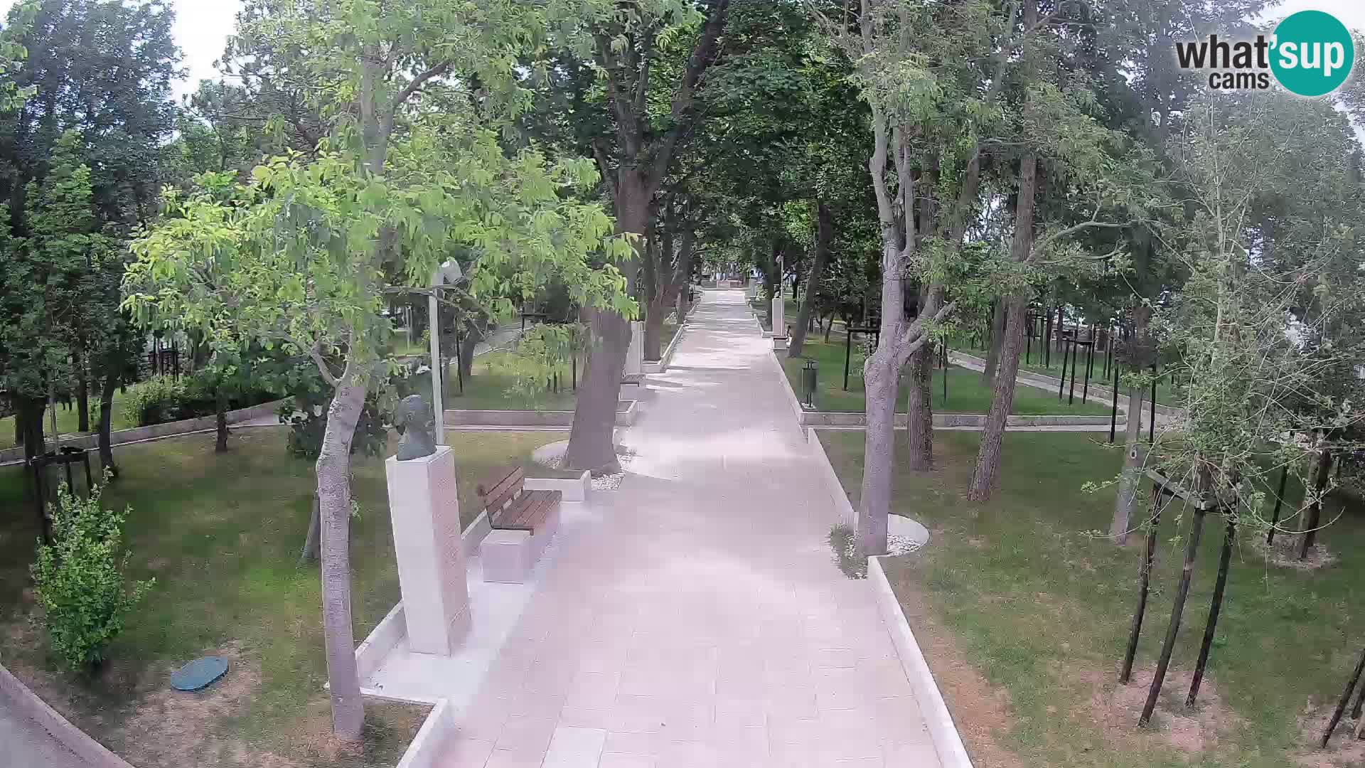 Webcam Schriftstellerpark Senj – Live am Meer