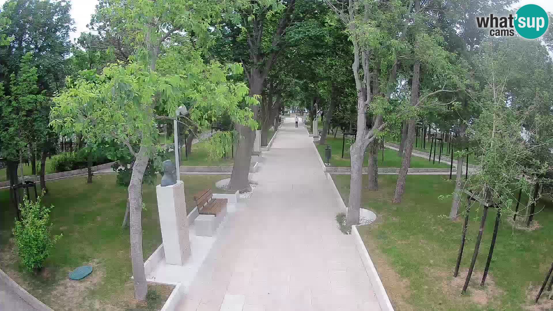 Webcam Schriftstellerpark Senj – Live am Meer