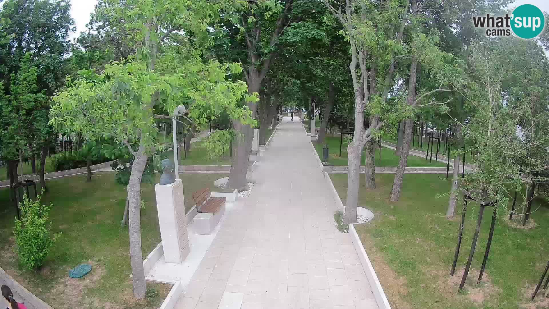 Writers’ Park Webcam Senj – Live by the Sea