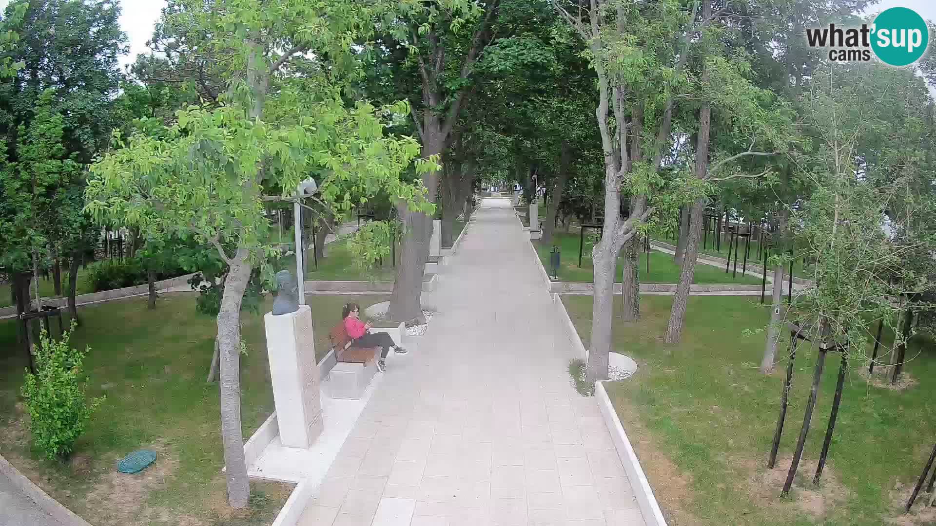 Writers’ Park Webcam Senj – Live by the Sea
