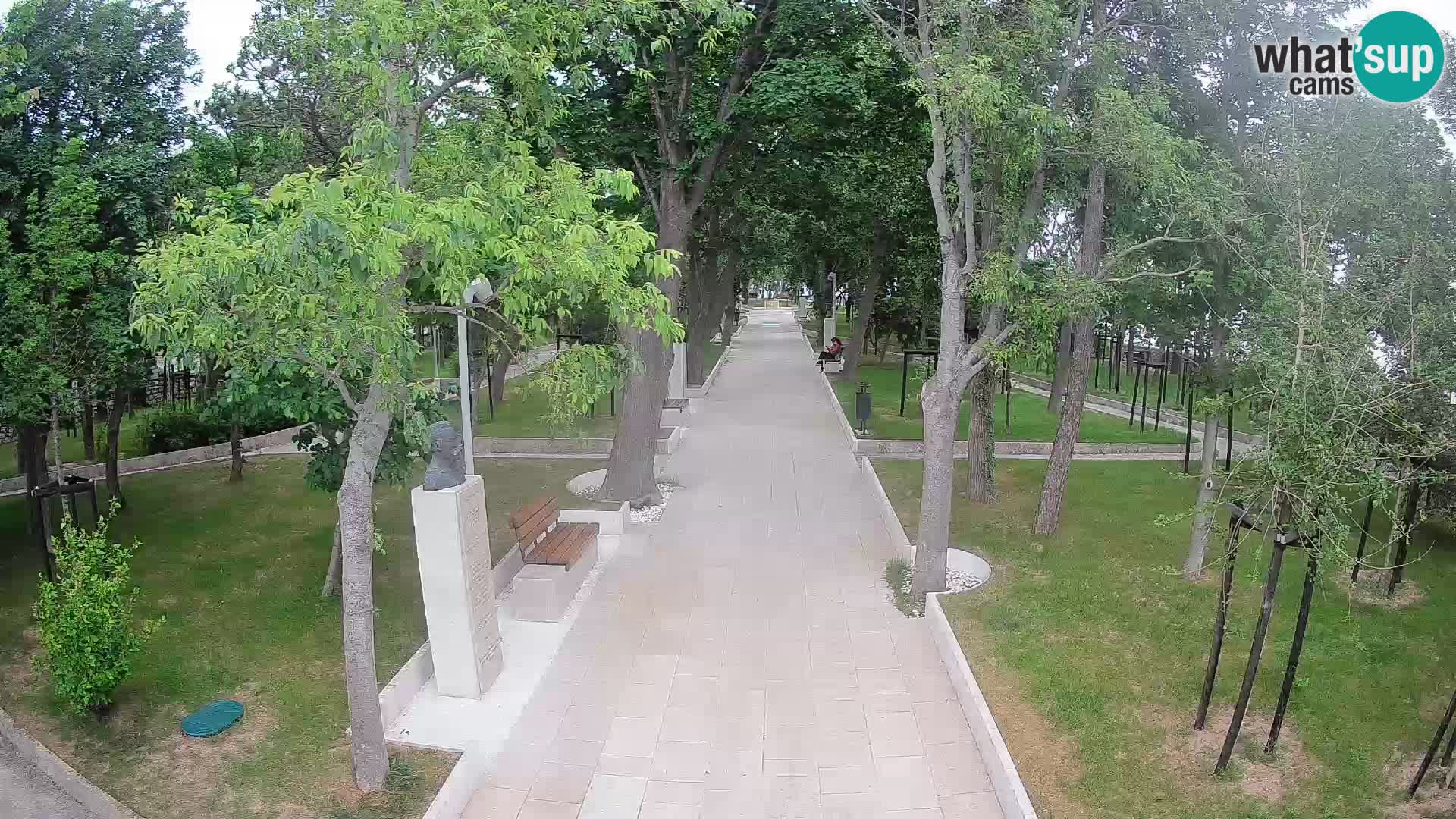 Writers’ Park Webcam Senj – Live by the Sea