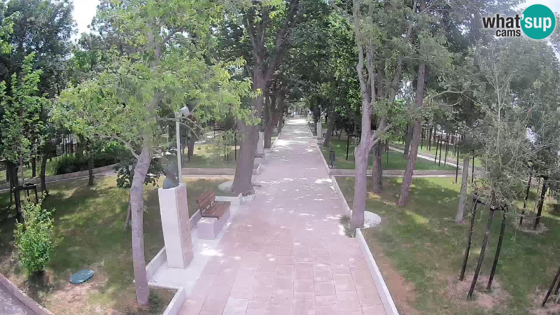 Writers’ Park Webcam Senj – Live by the Sea