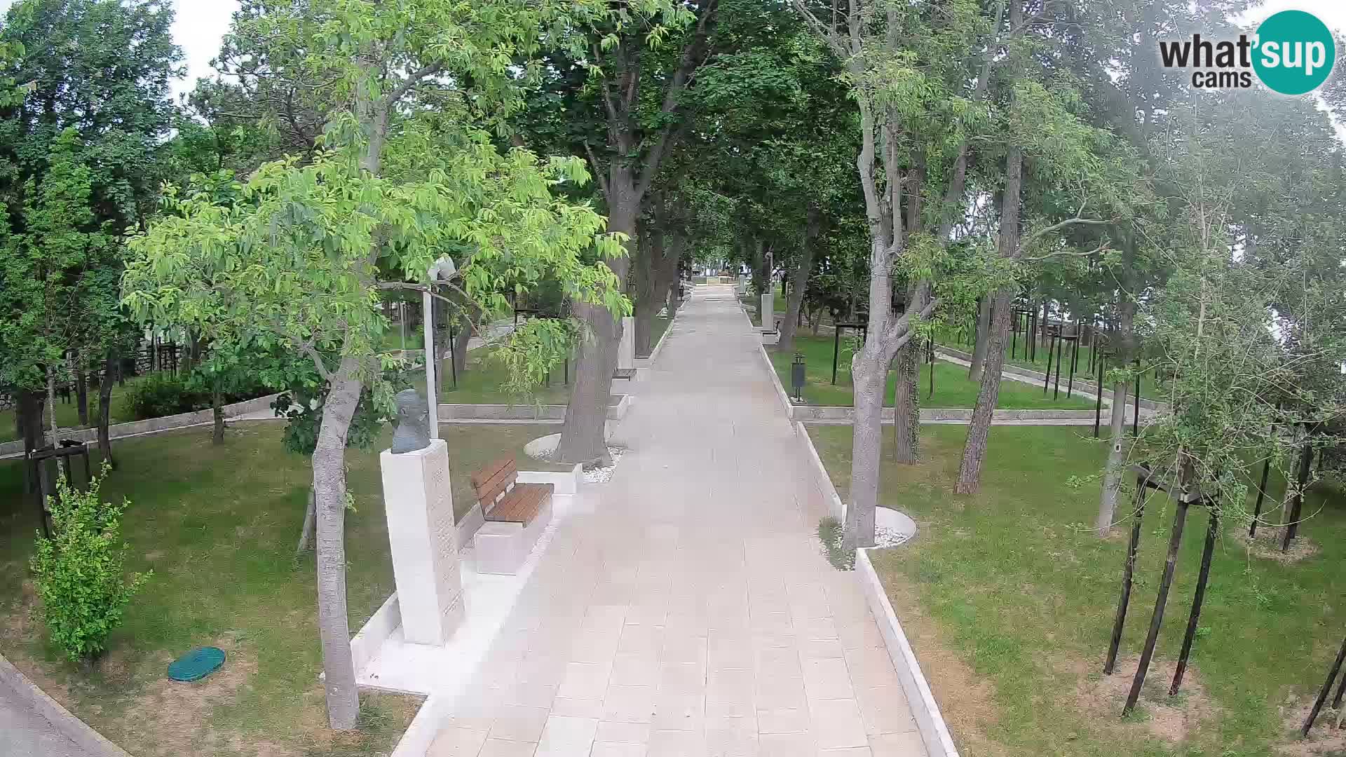 Writers’ Park Webcam Senj – Live by the Sea