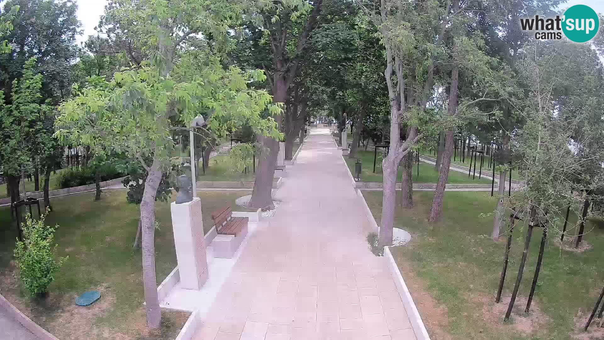 Writers’ Park Webcam Senj – Live by the Sea