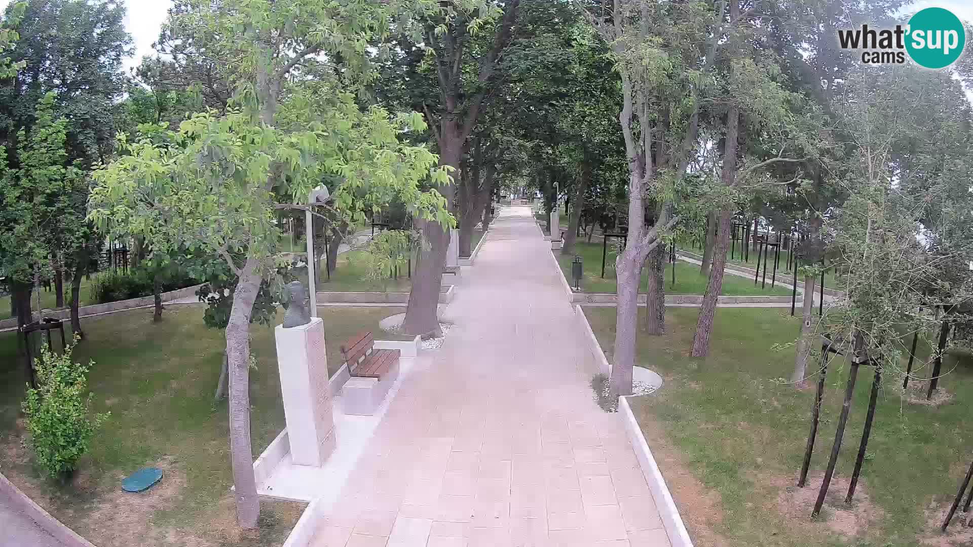 Writers’ Park Webcam Senj – Live by the Sea