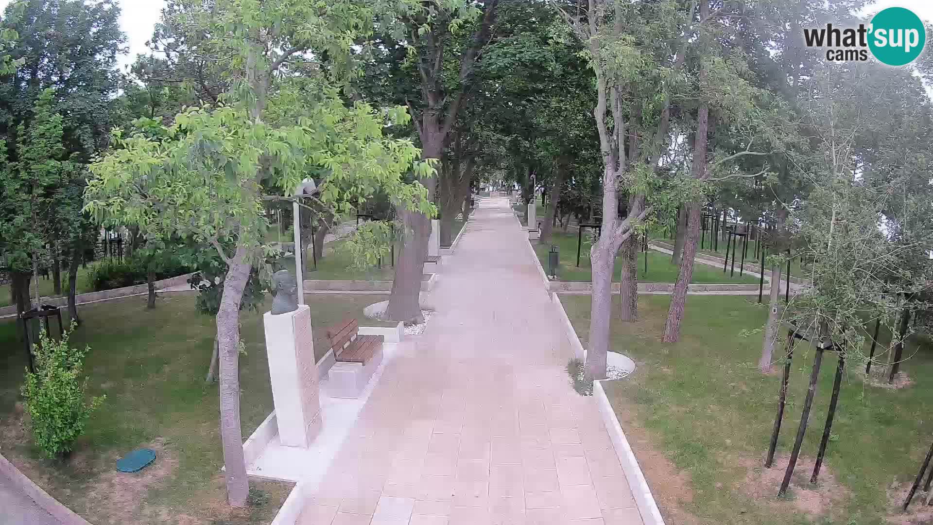 Writers’ Park Webcam Senj – Live by the Sea
