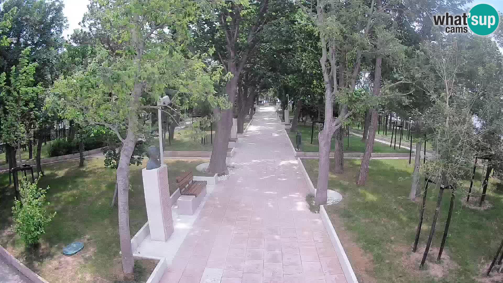 Writers’ Park Webcam Senj – Live by the Sea