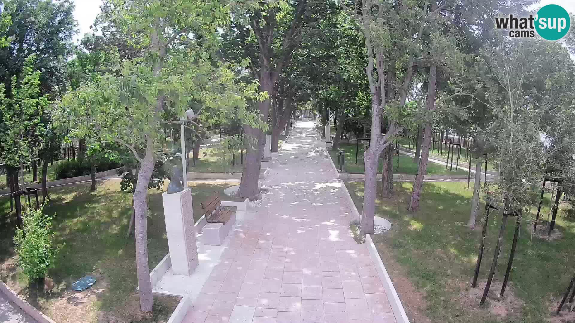 Writers’ Park Webcam Senj – Live by the Sea