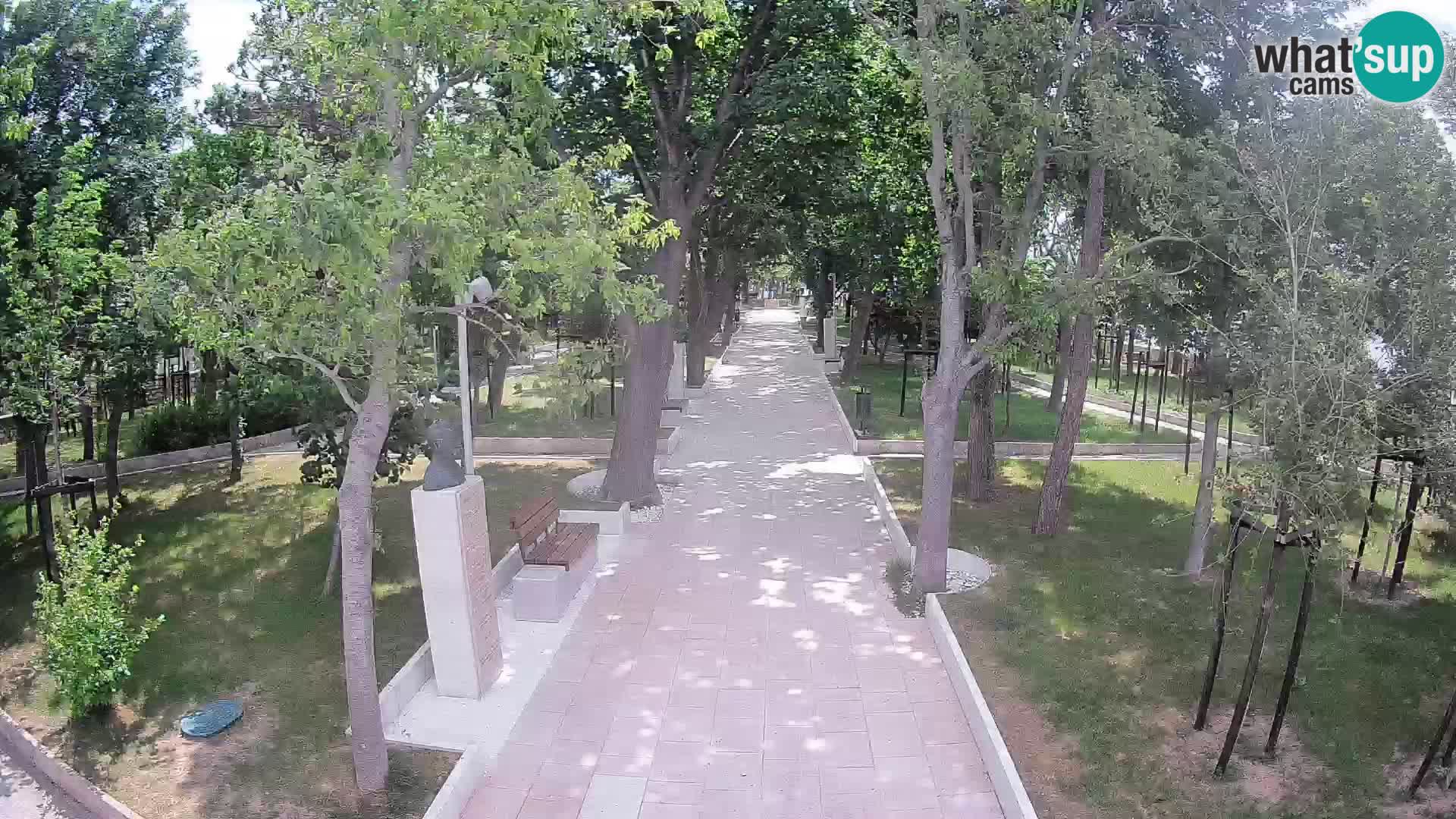 Webcam Schriftstellerpark Senj – Live am Meer