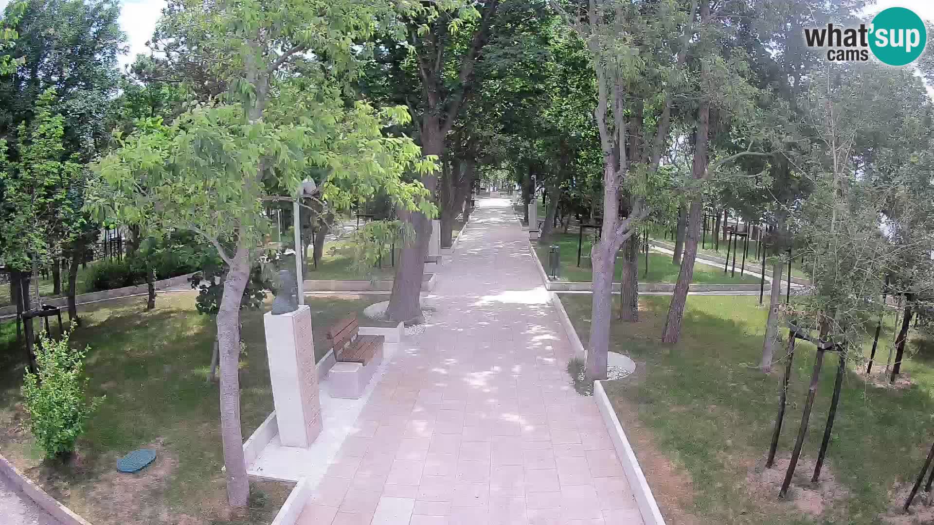 Writers’ Park Webcam Senj – Live by the Sea