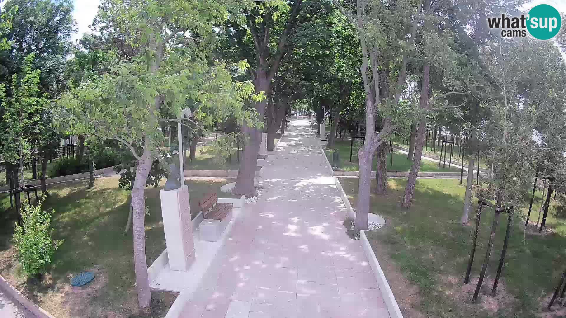 Writers’ Park Webcam Senj – Live by the Sea