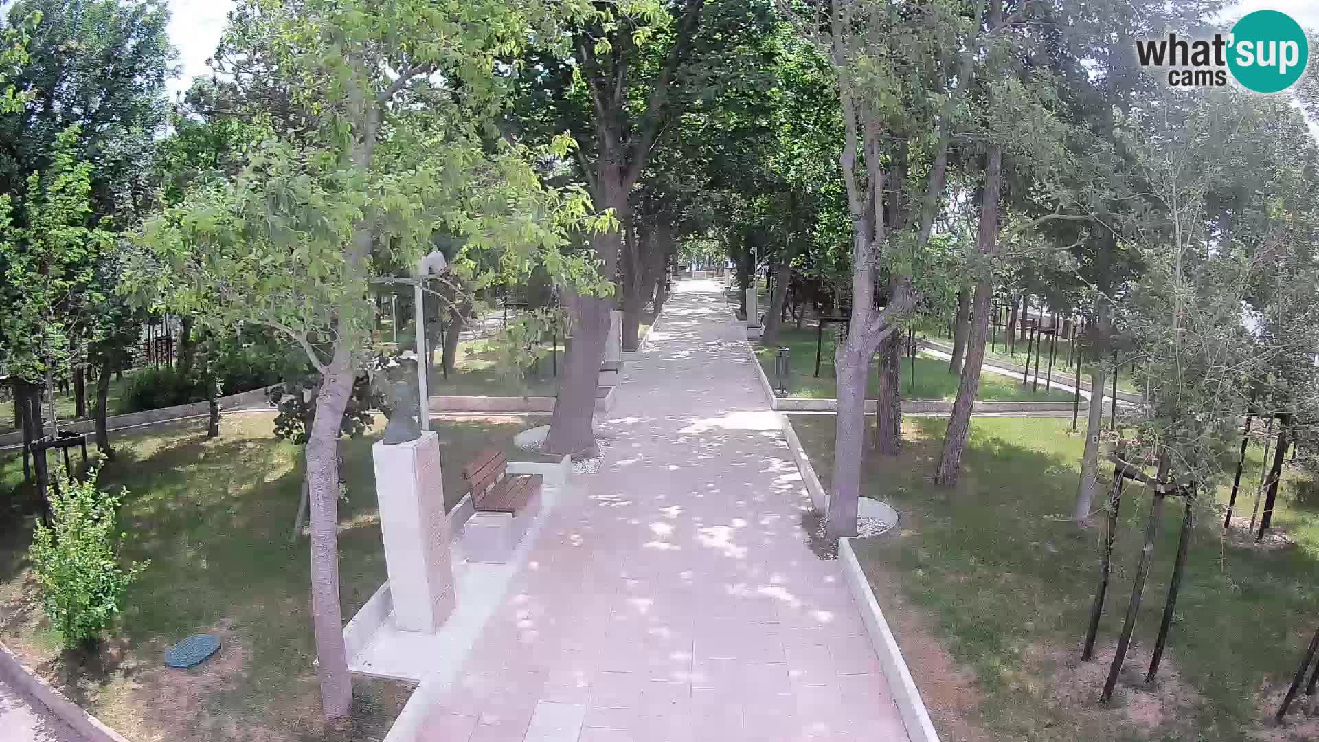 Writers’ Park Webcam Senj – Live by the Sea