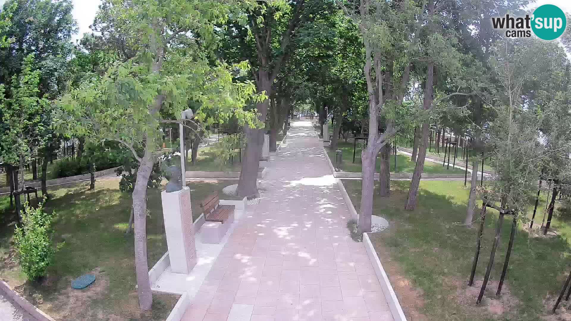 Writers’ Park Webcam Senj – Live by the Sea