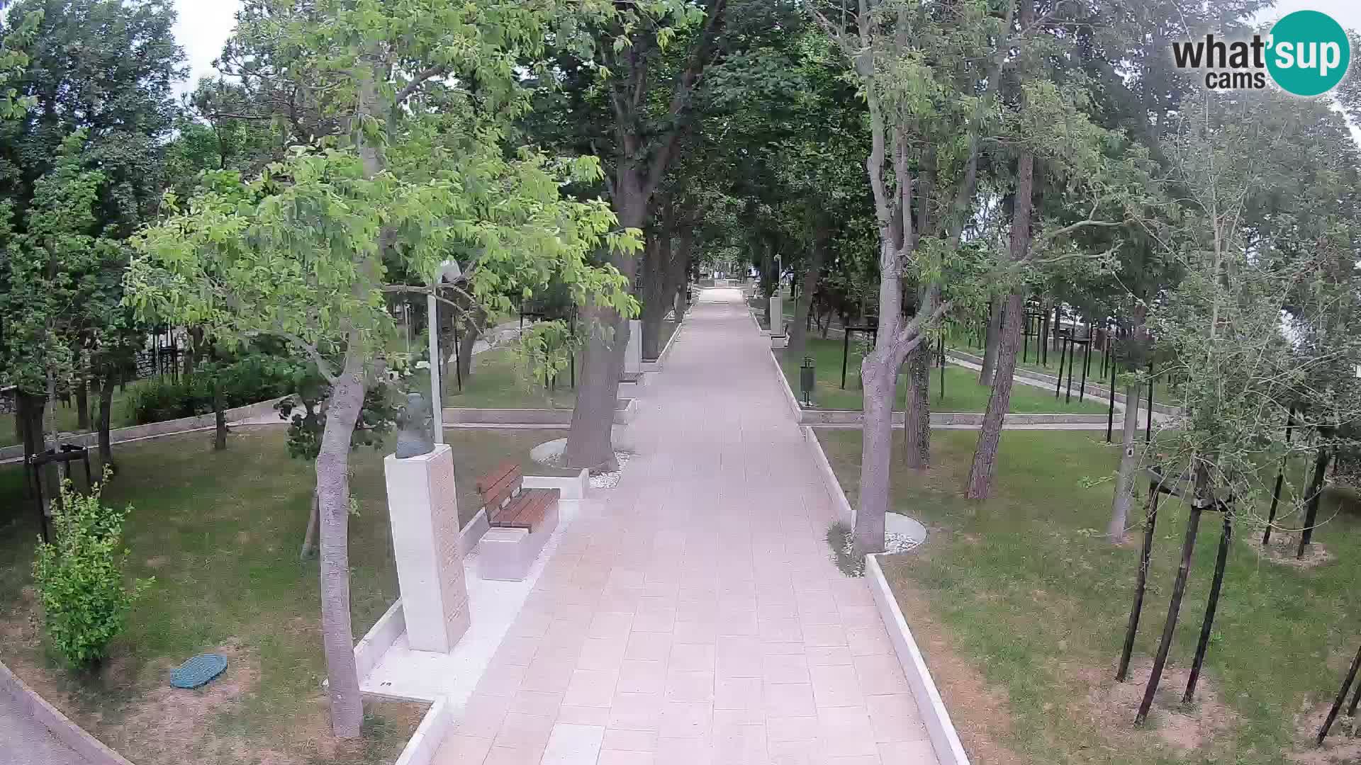 Writers’ Park Webcam Senj – Live by the Sea