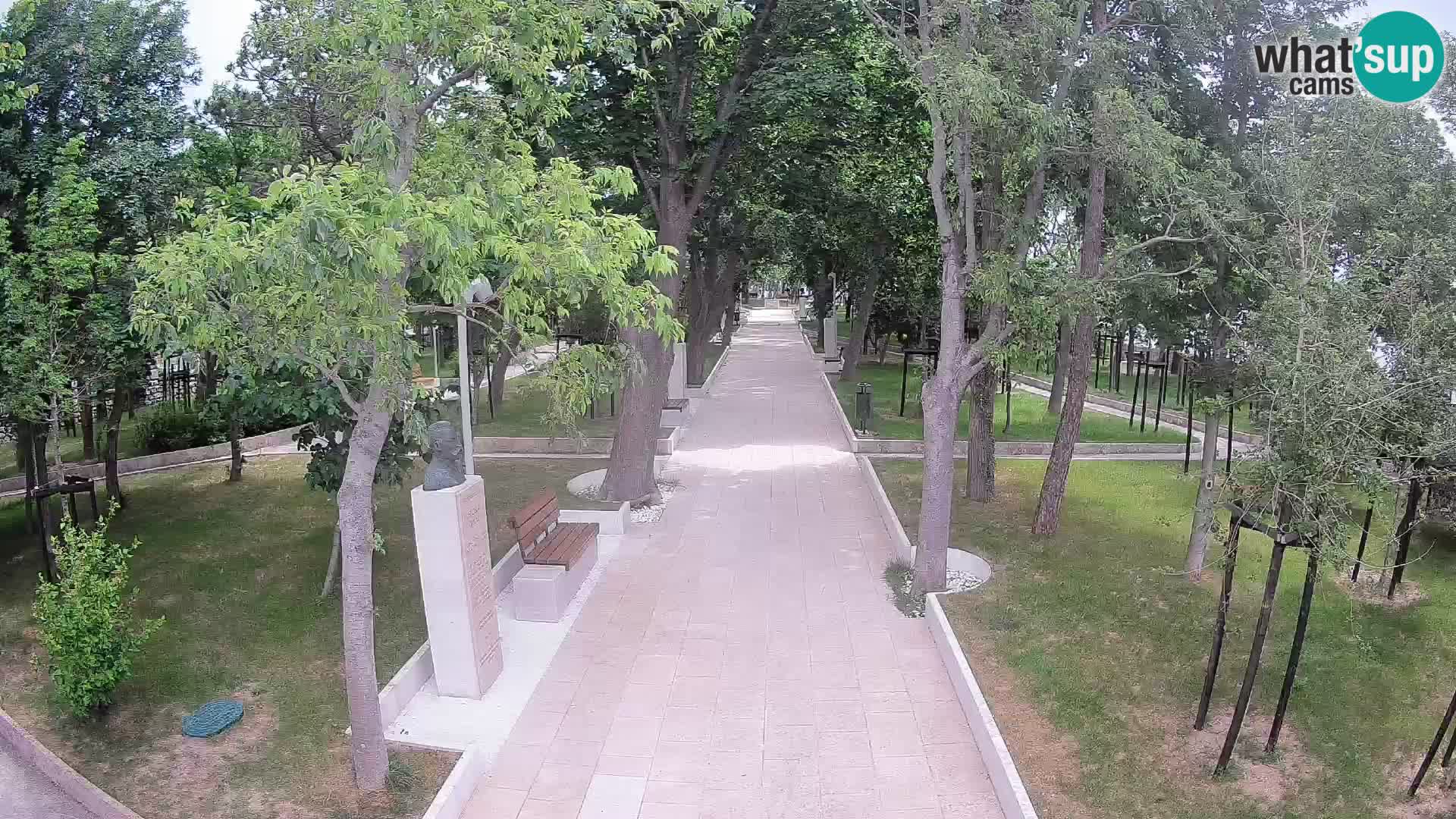 Writers’ Park Webcam Senj – Live by the Sea
