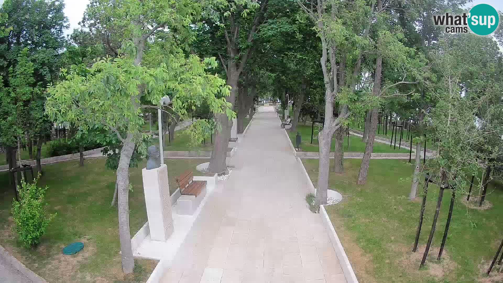 Writers’ Park Webcam Senj – Live by the Sea