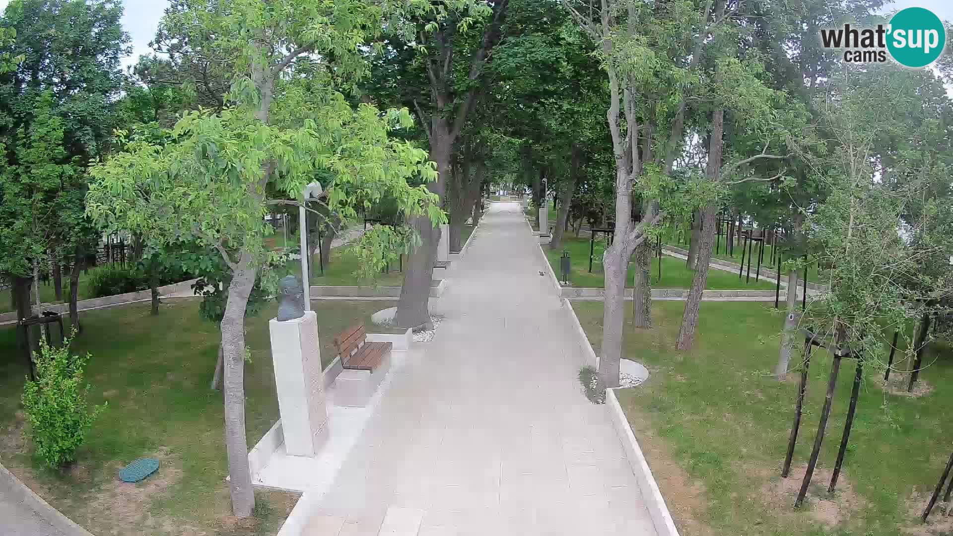 Writers’ Park Webcam Senj – Live by the Sea
