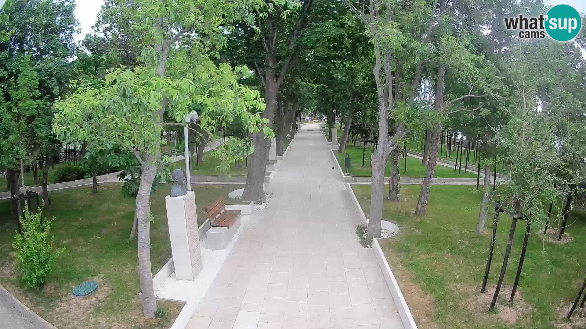 Writers’ Park Webcam Senj – Live by the Sea