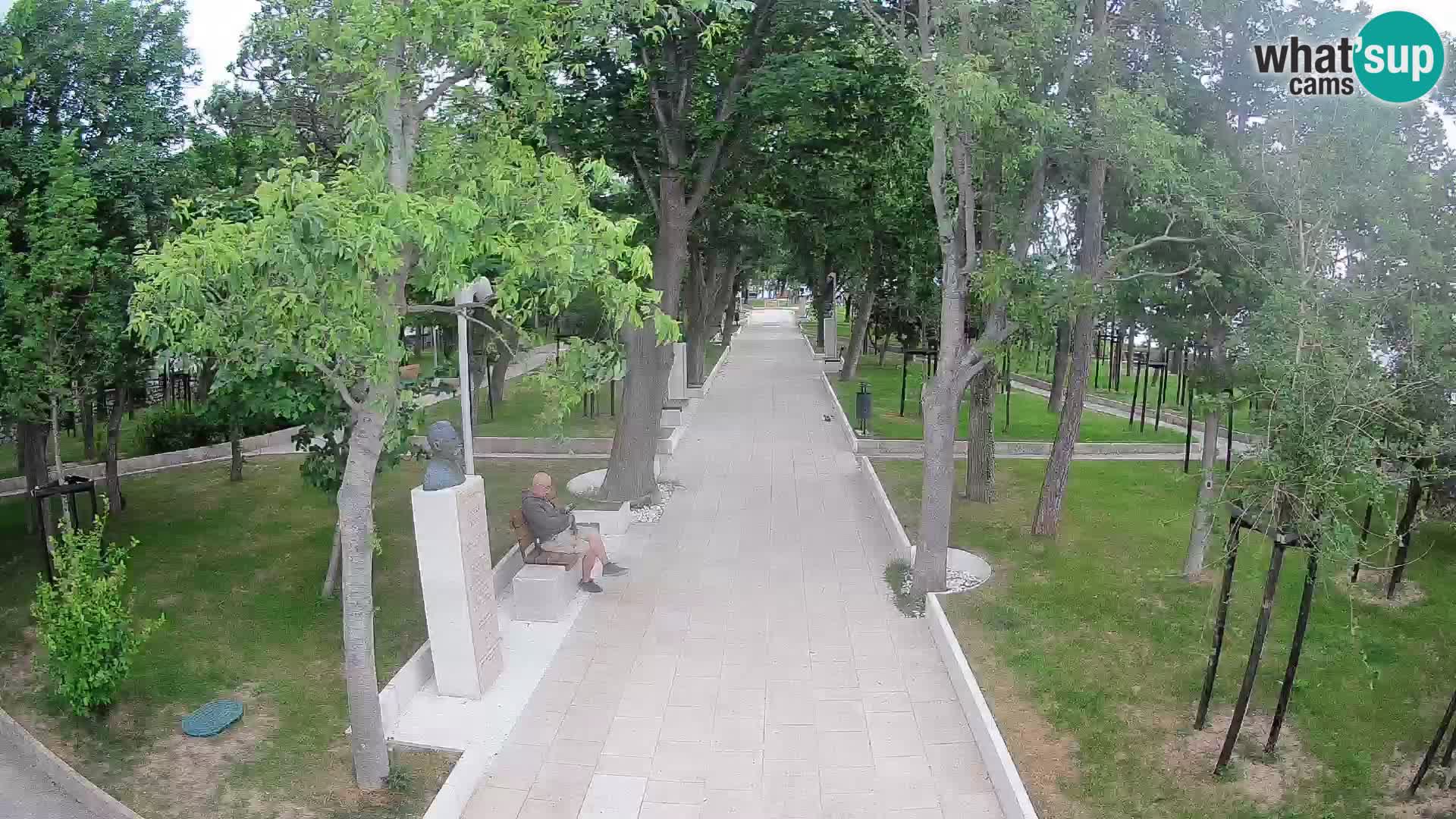 Writers’ Park Webcam Senj – Live by the Sea