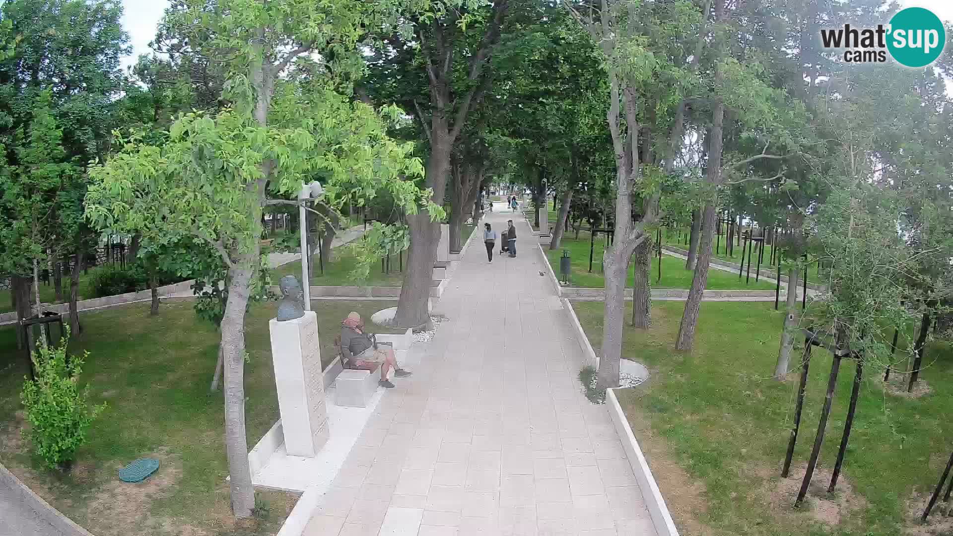 Webcam Schriftstellerpark Senj – Live am Meer