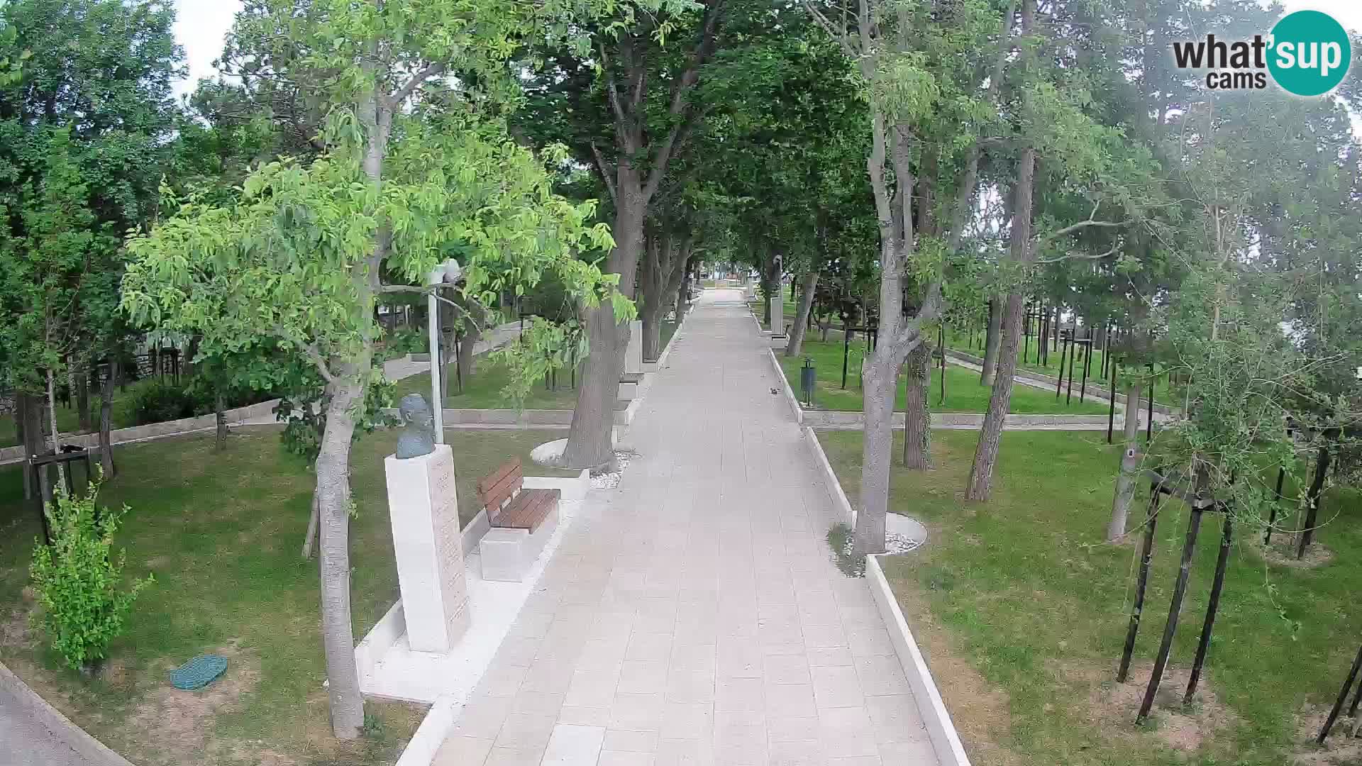 Writers’ Park Webcam Senj – Live by the Sea