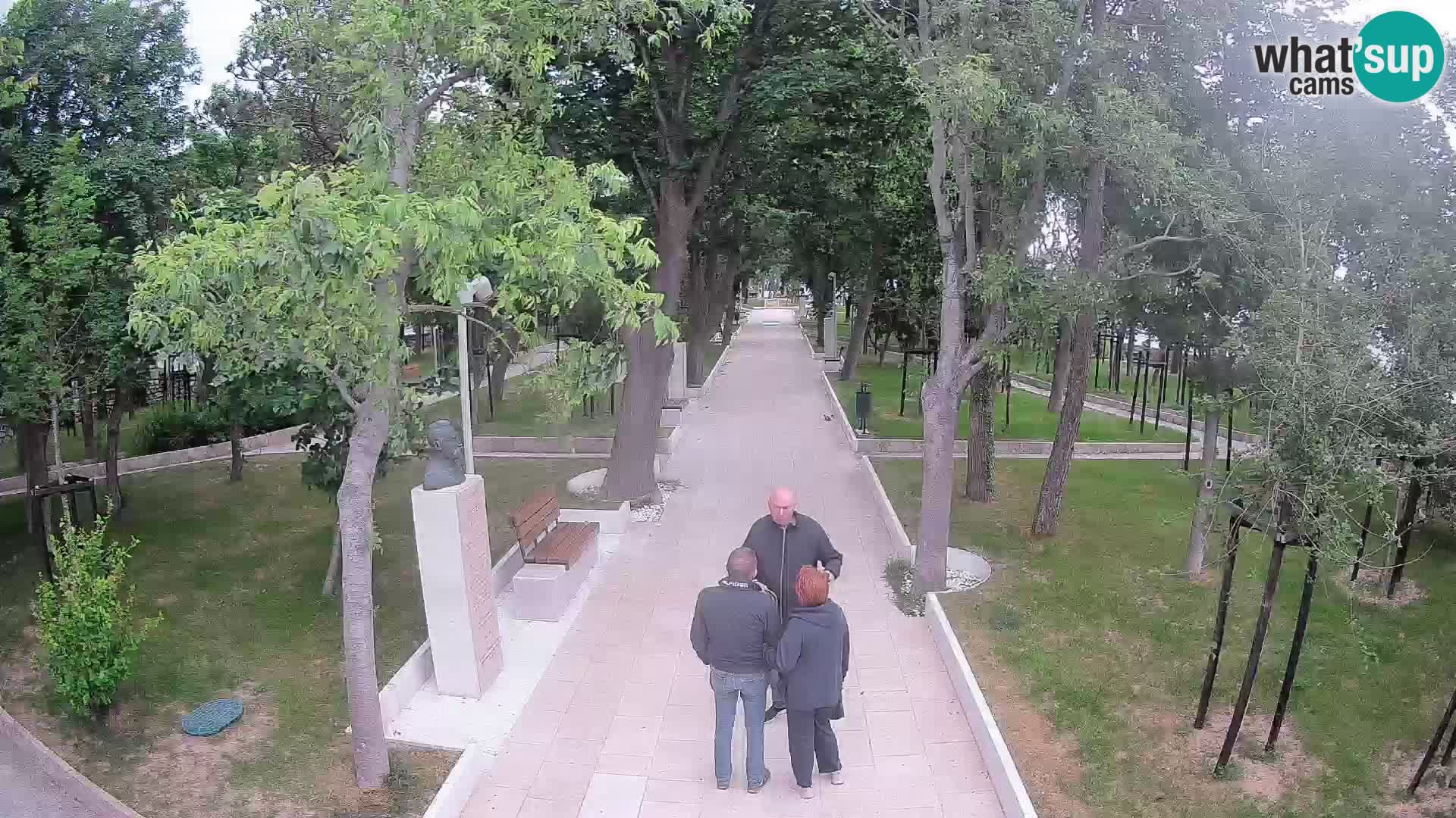 Writers’ Park Webcam Senj – Live by the Sea