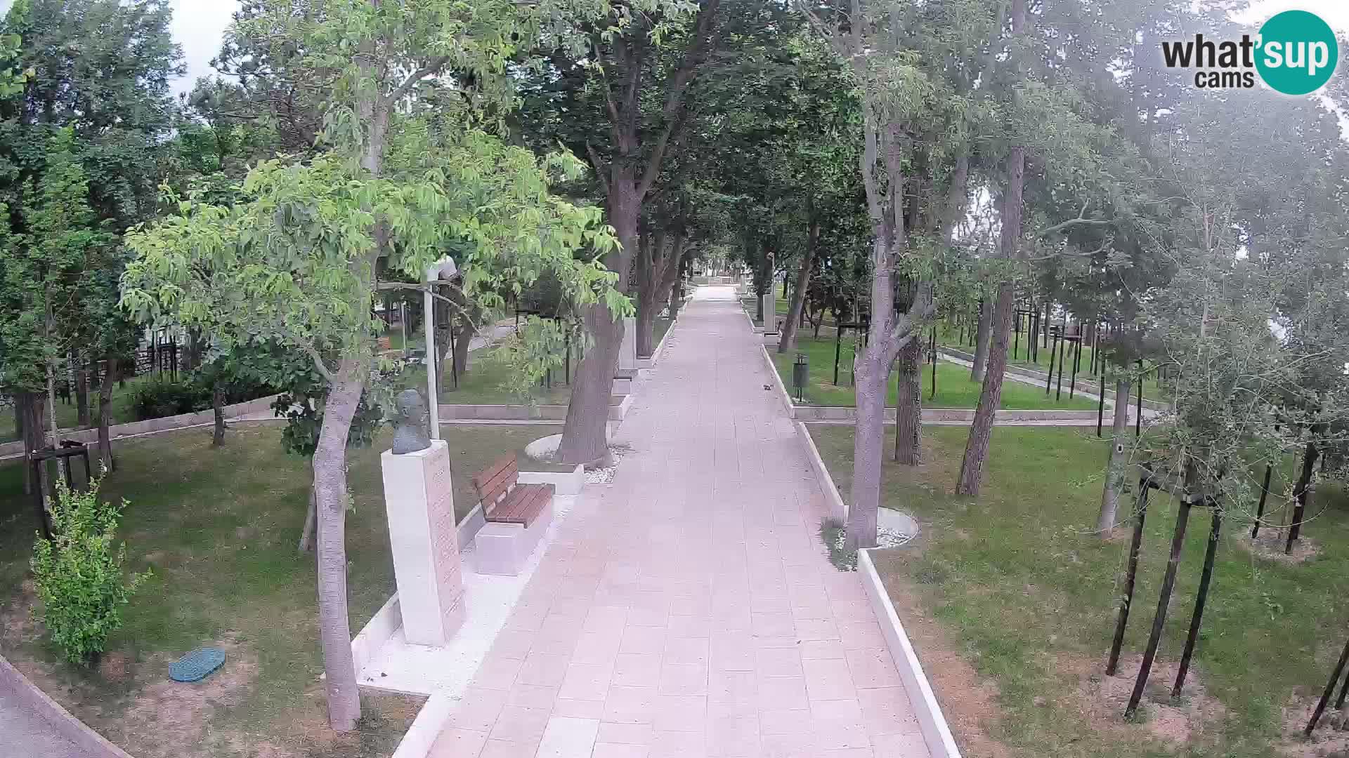 Writers’ Park Webcam Senj – Live by the Sea