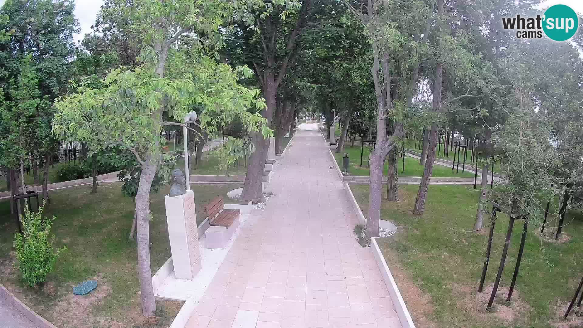 Writers’ Park Webcam Senj – Live by the Sea