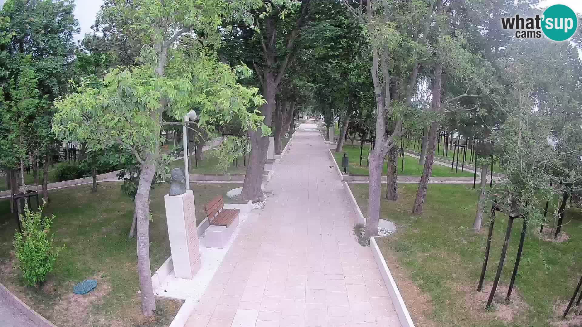 Writers’ Park Webcam Senj – Live by the Sea