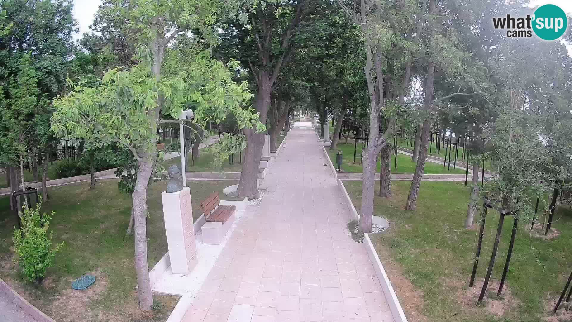 Writers’ Park Webcam Senj – Live by the Sea