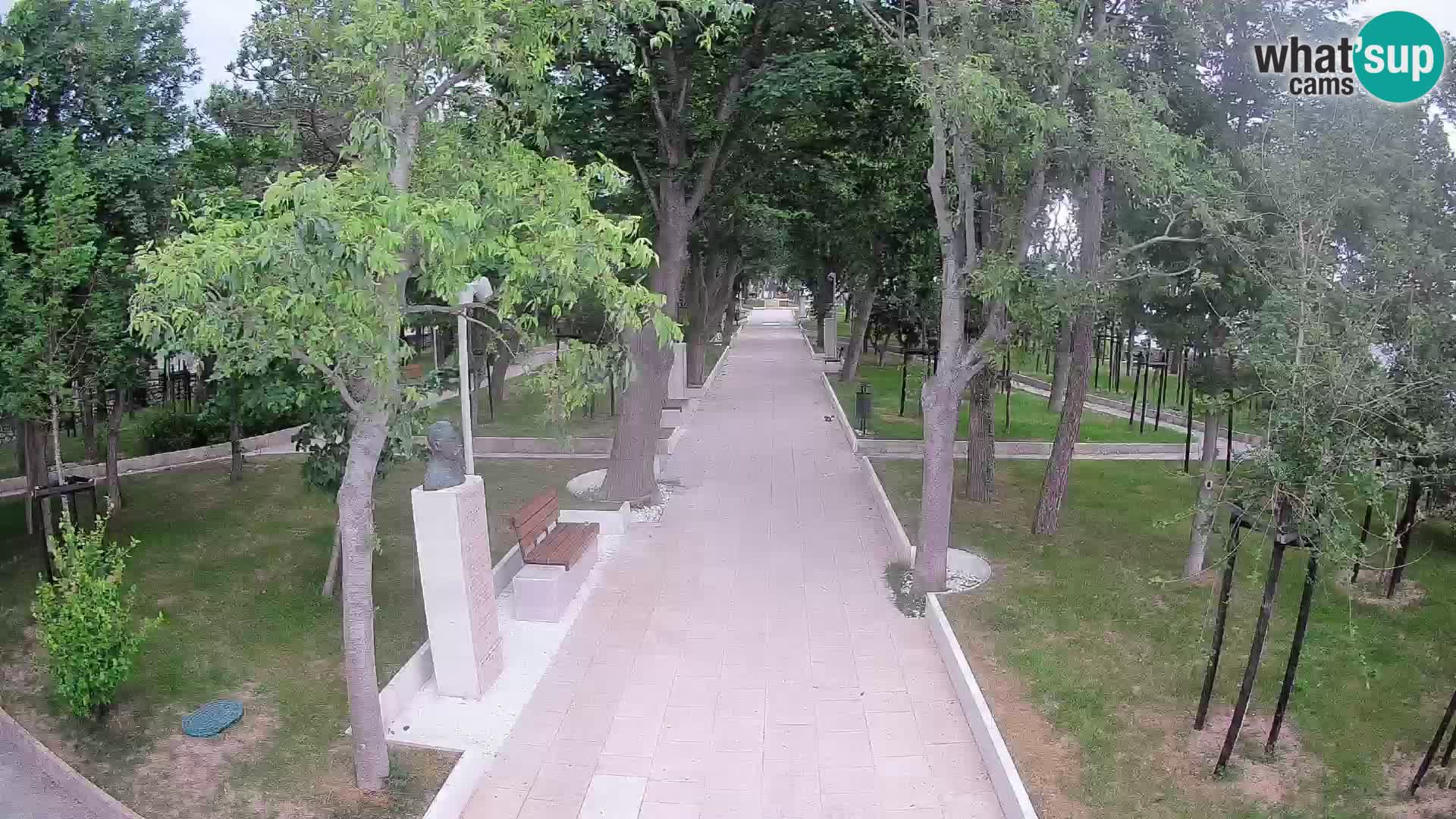 Webcam Schriftstellerpark Senj – Live am Meer