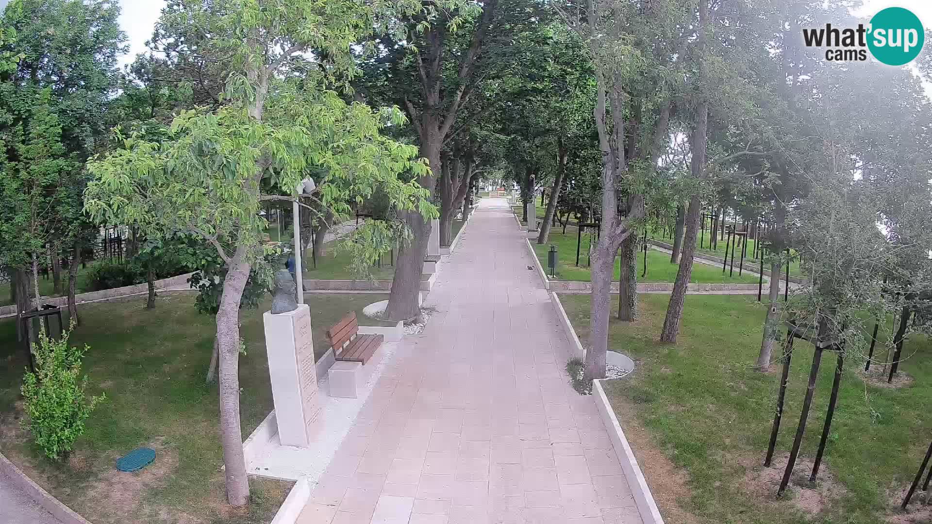 Writers’ Park Webcam Senj – Live by the Sea