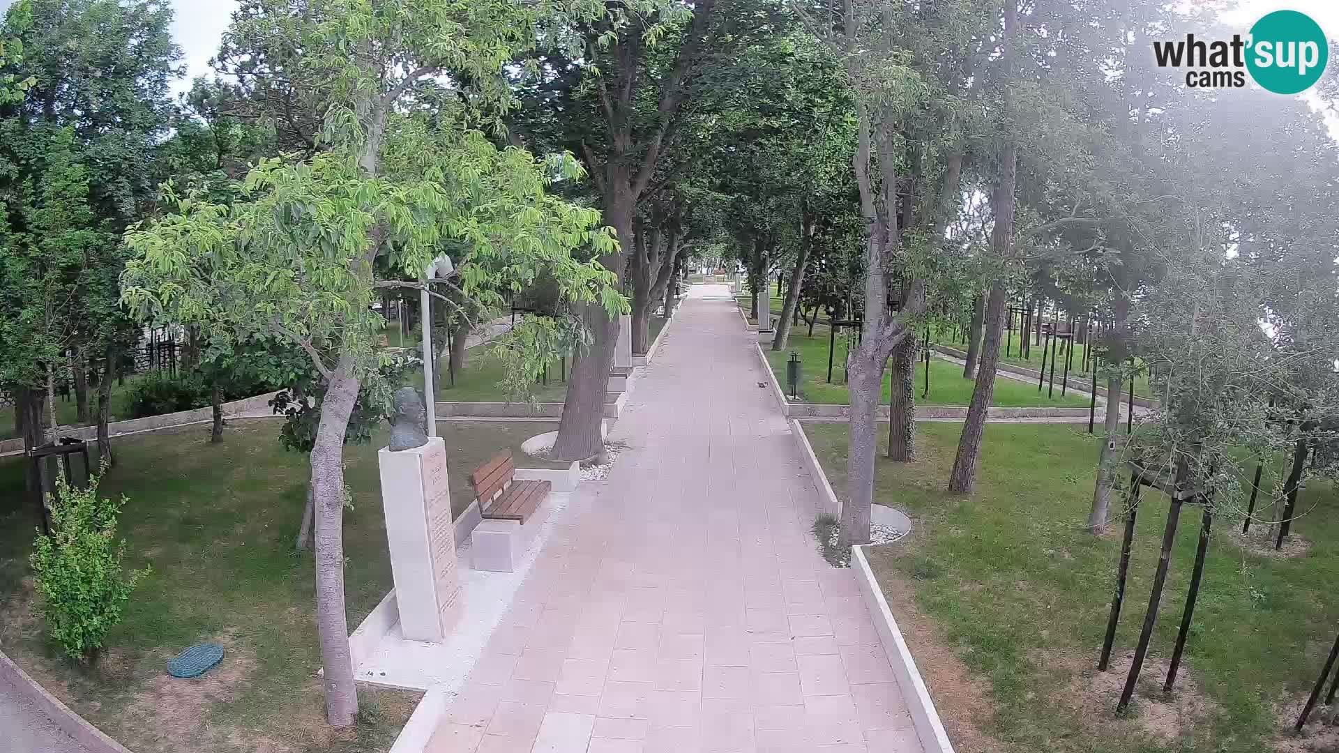 Writers’ Park Webcam Senj – Live by the Sea