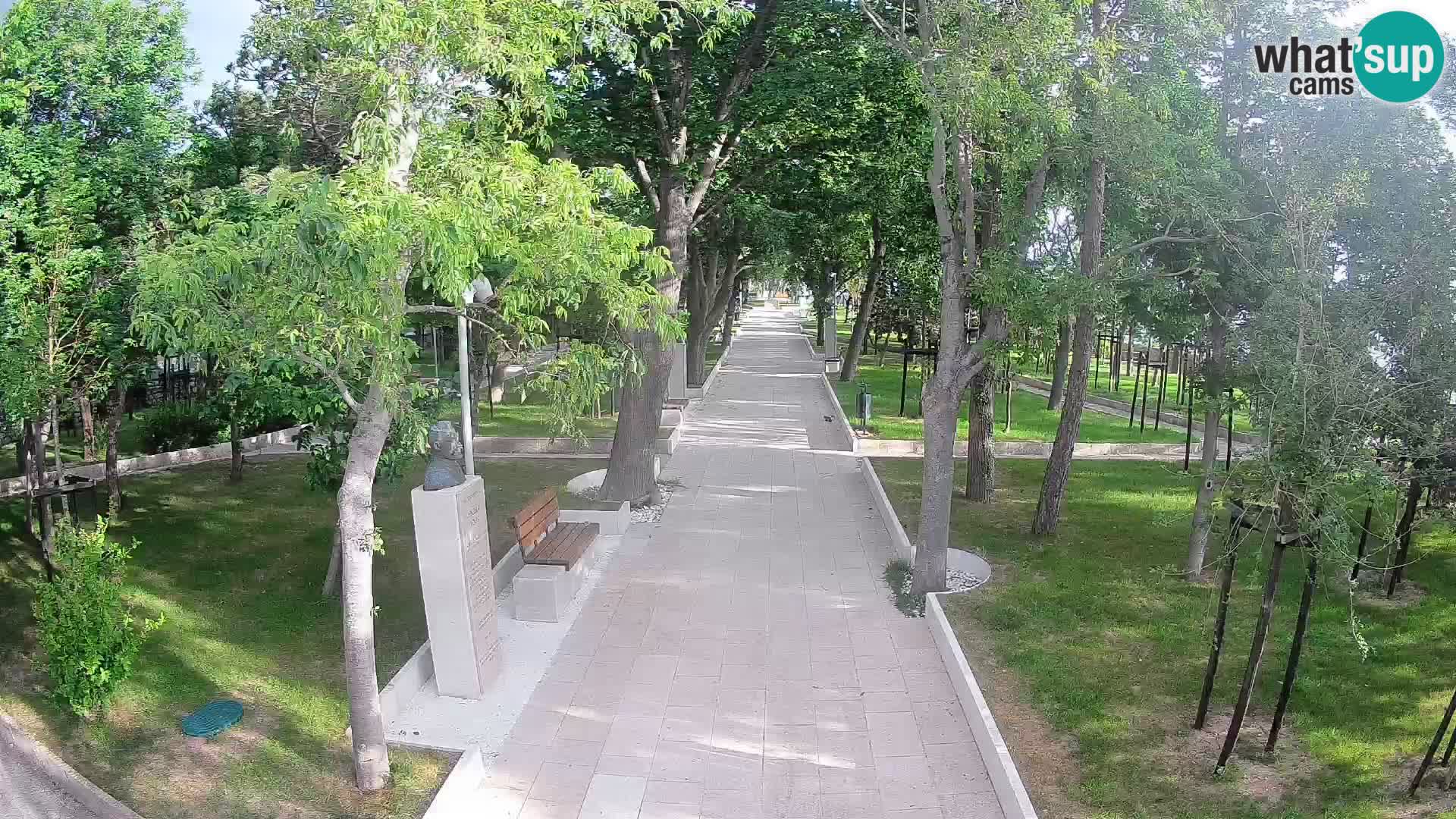 Writers’ Park Webcam Senj – Live by the Sea