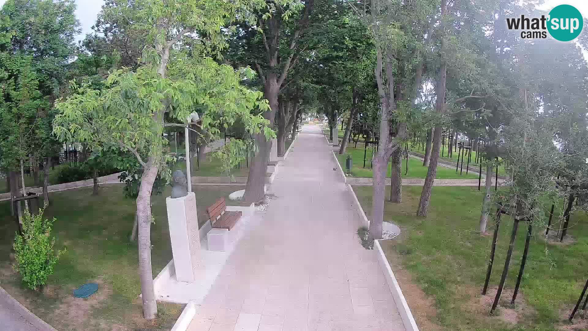 Webcam Schriftstellerpark Senj – Live am Meer