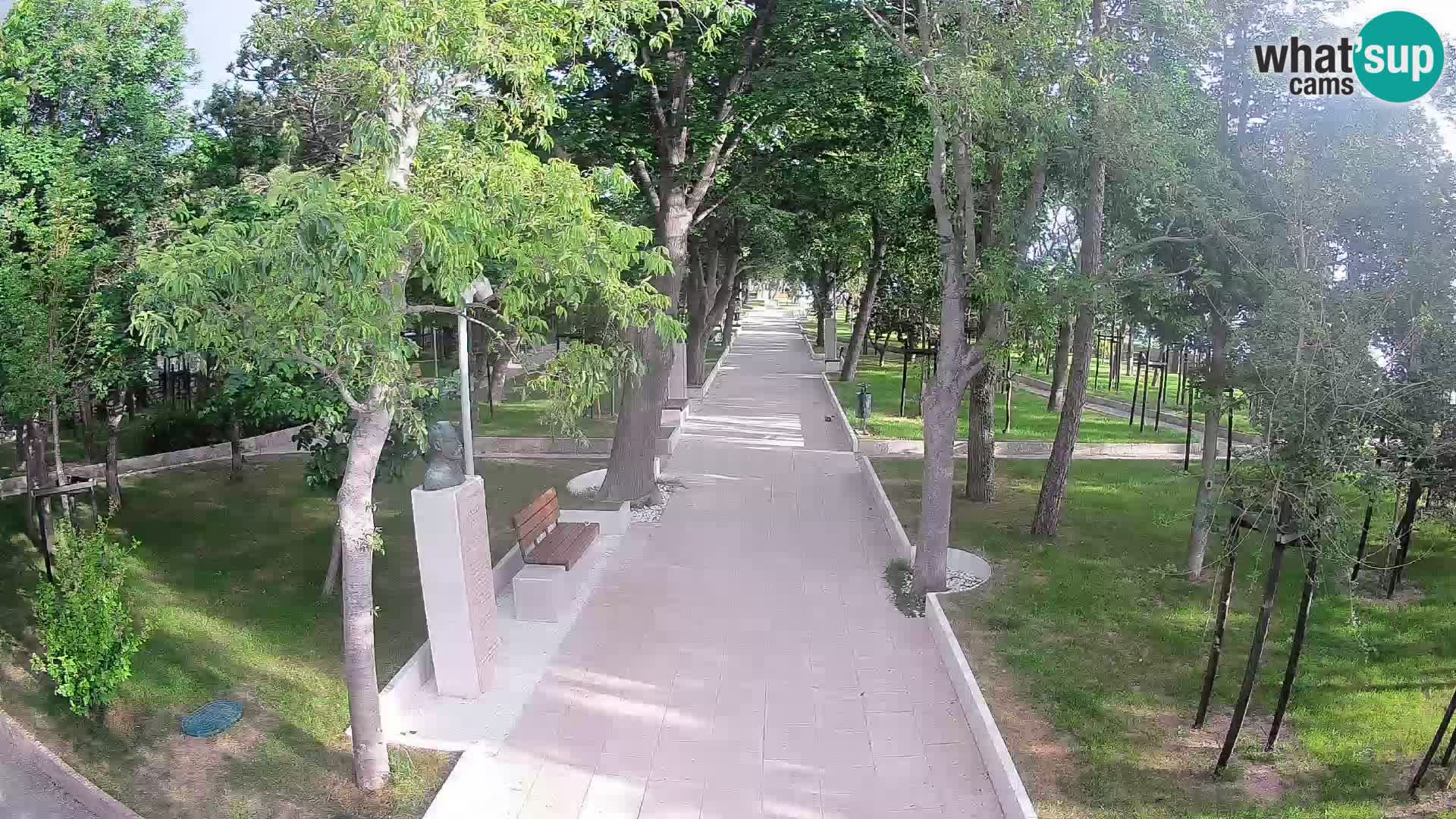 Writers’ Park Webcam Senj – Live by the Sea