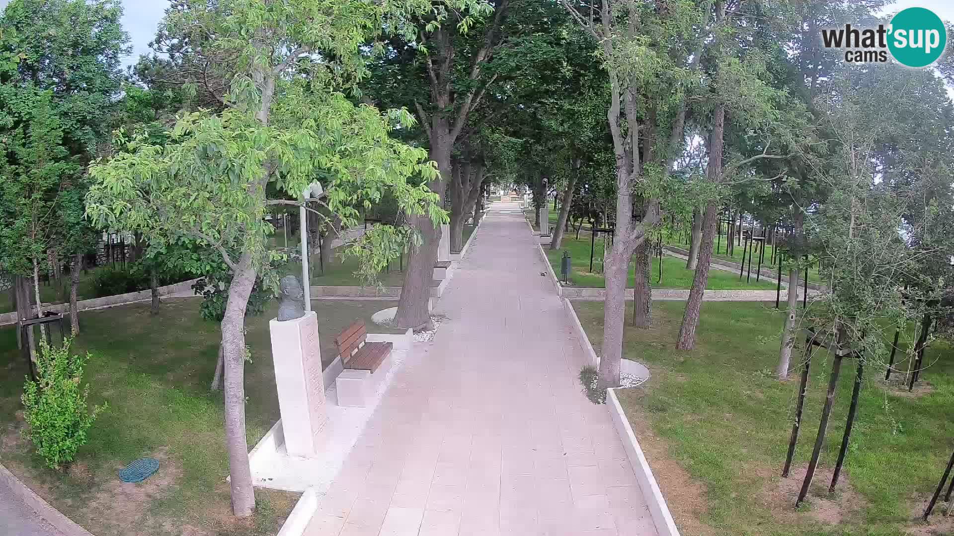 Writers’ Park Webcam Senj – Live by the Sea