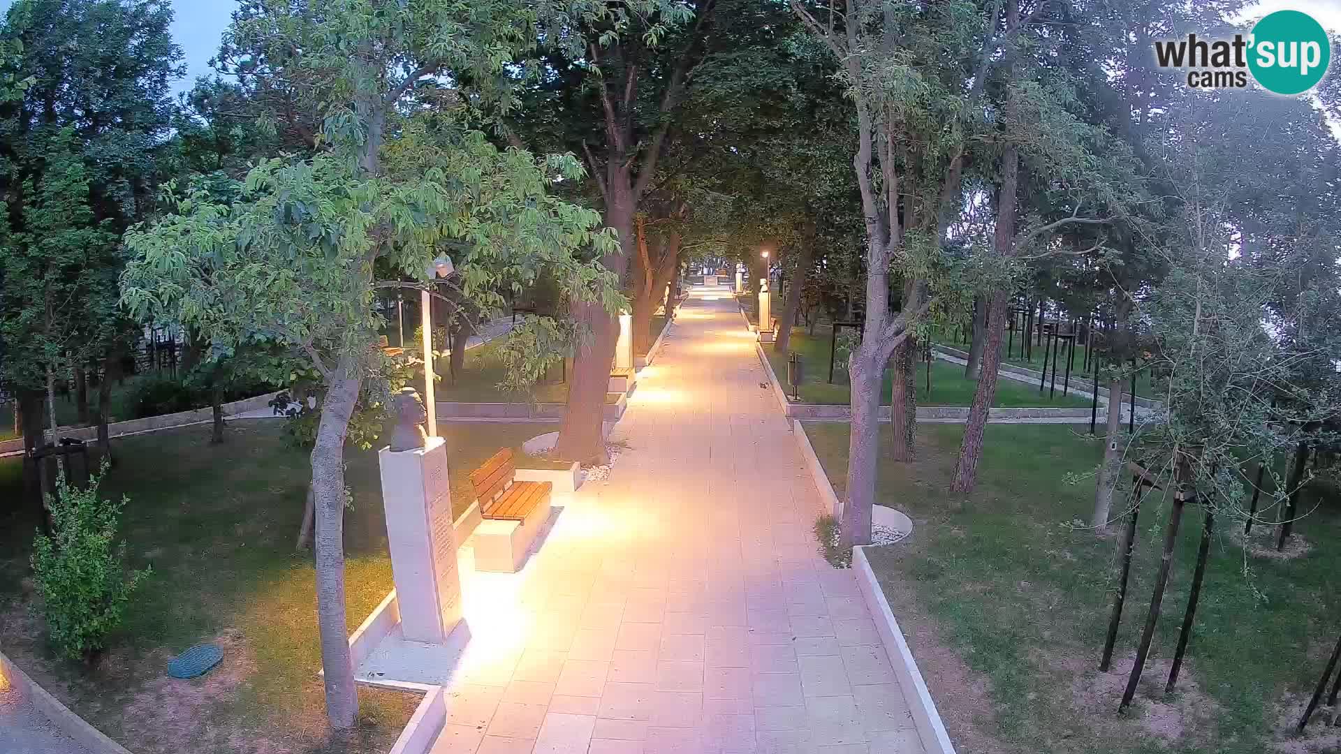 Writers’ Park Webcam Senj – Live by the Sea