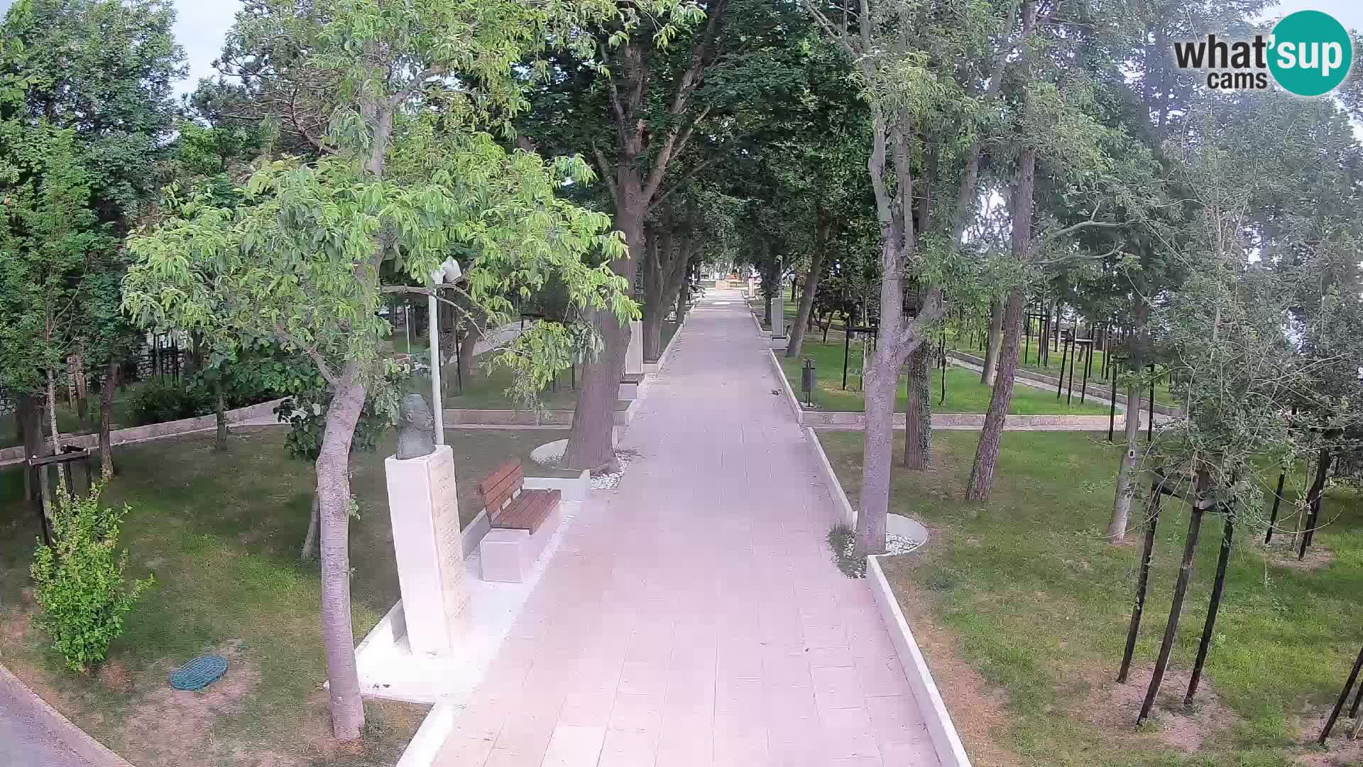 Writers’ Park Webcam Senj – Live by the Sea