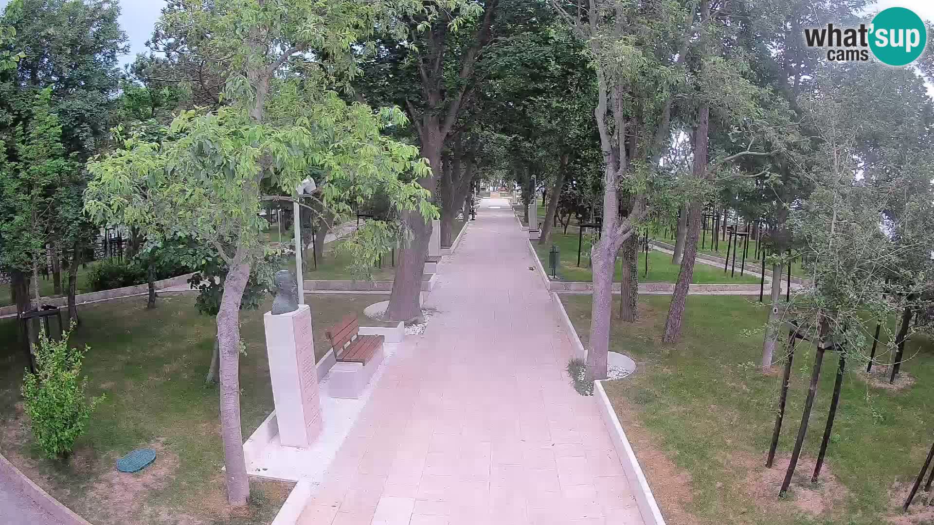 Writers’ Park Webcam Senj – Live by the Sea