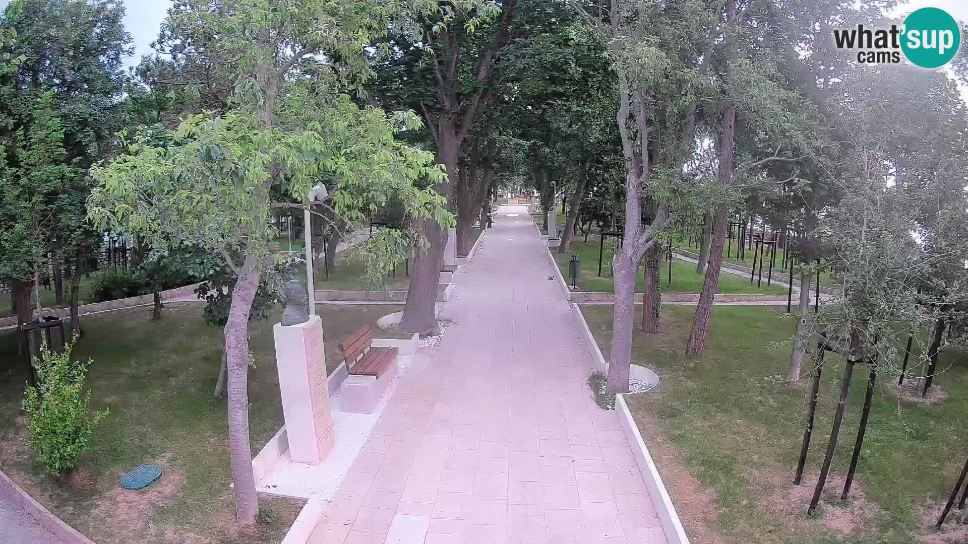Writers’ Park Webcam Senj – Live by the Sea