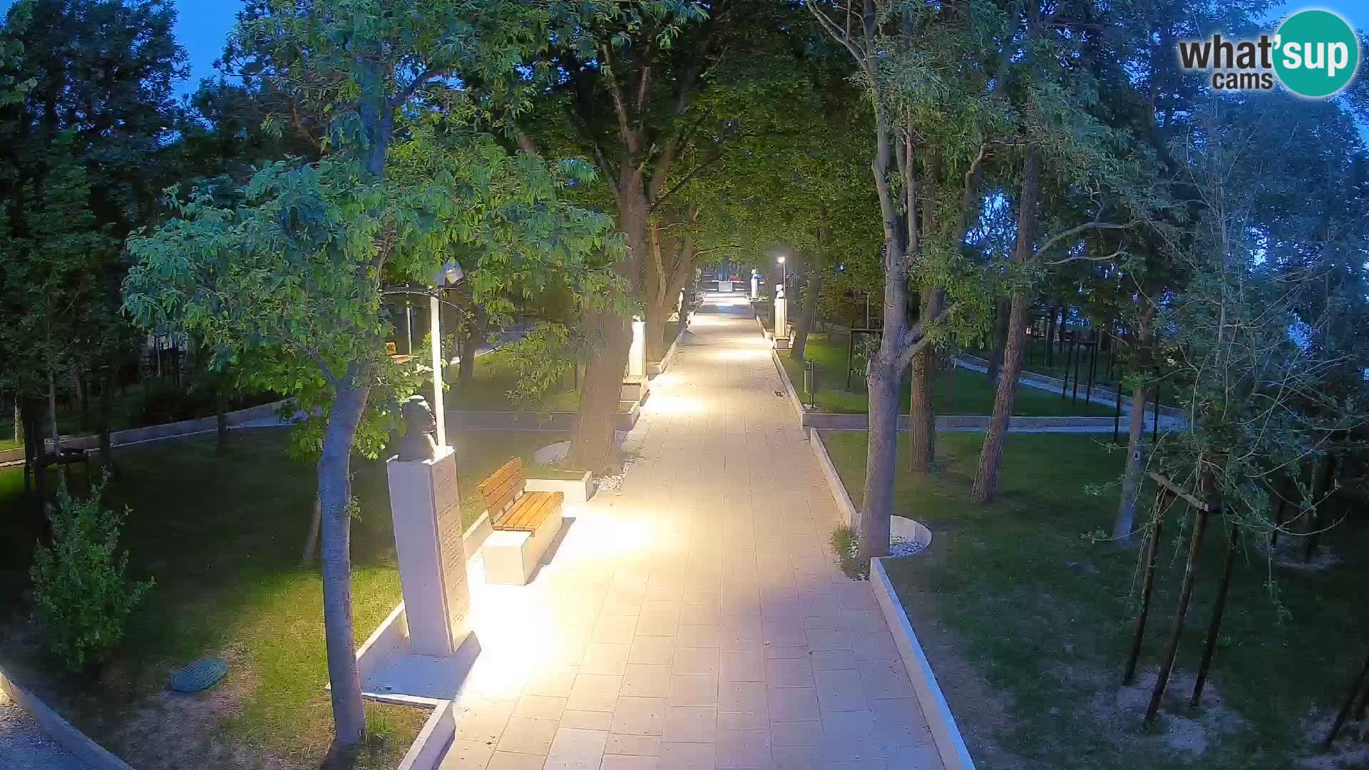 Writers’ Park Webcam Senj – Live by the Sea
