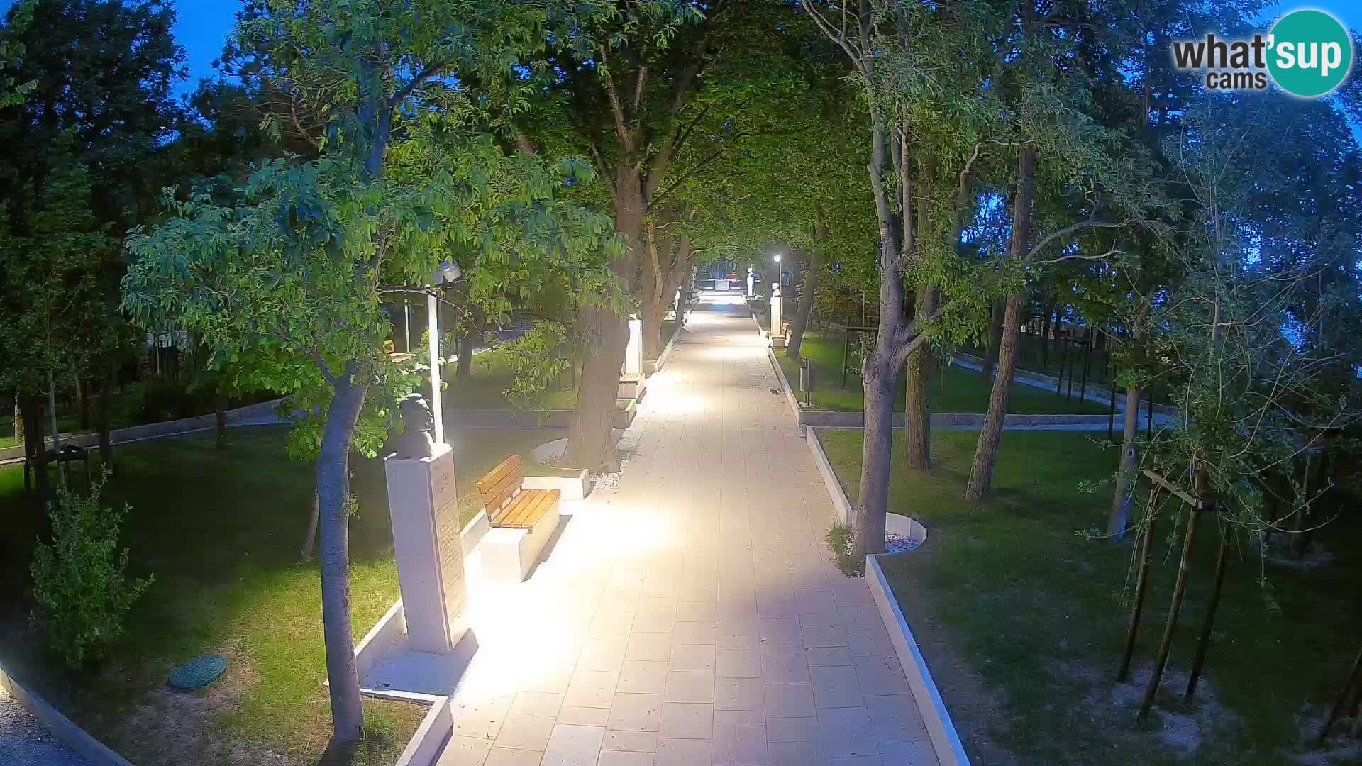 Writers’ Park Webcam Senj – Live by the Sea