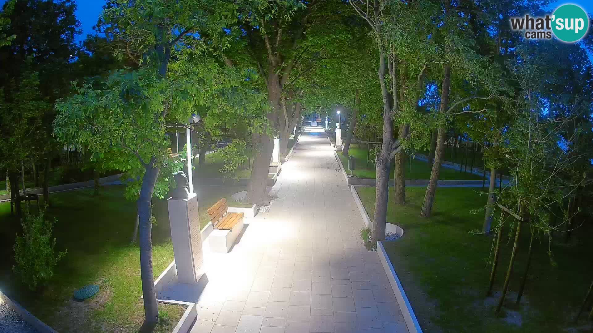 Writers’ Park Webcam Senj – Live by the Sea