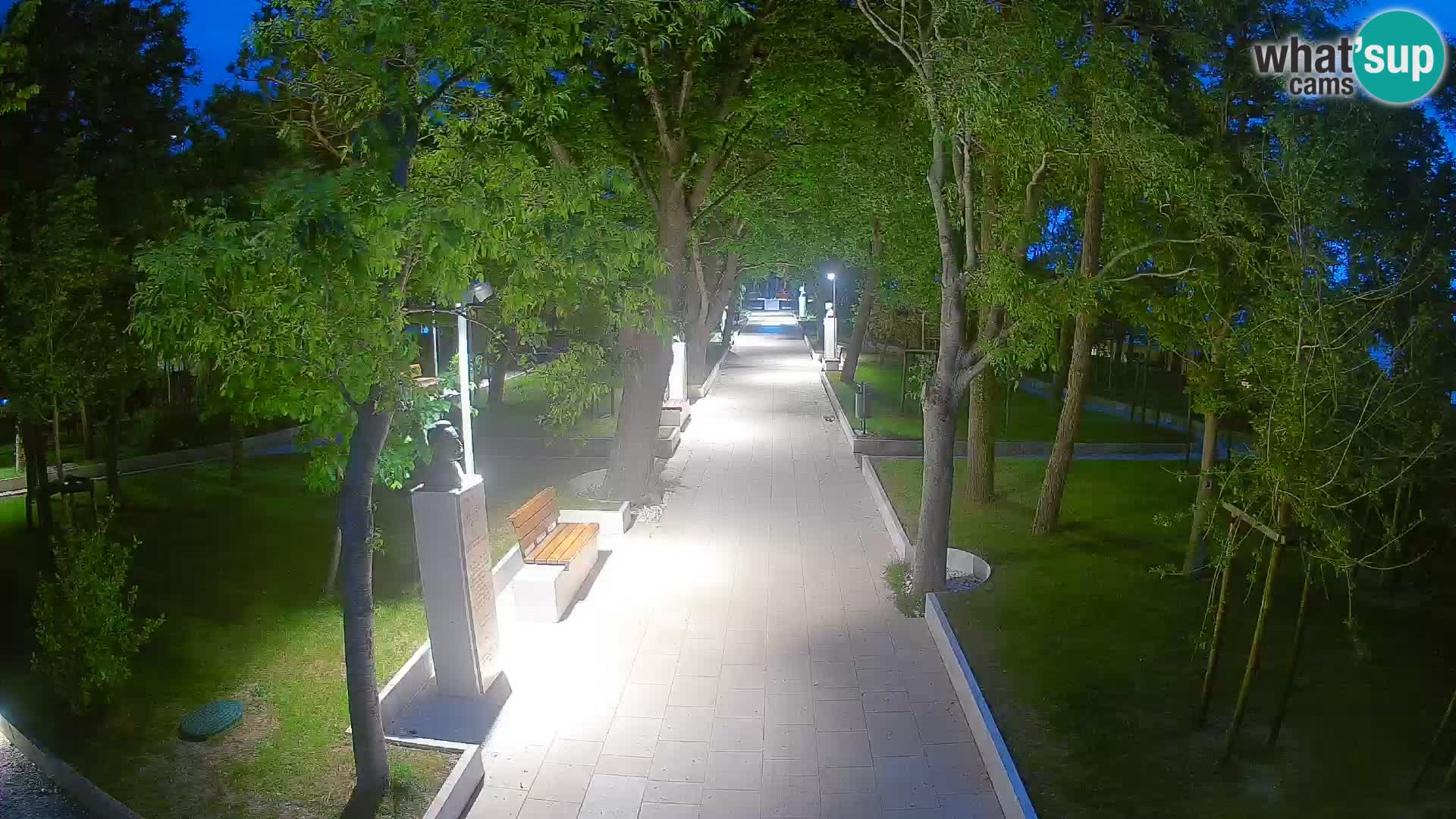 Writers’ Park Webcam Senj – Live by the Sea