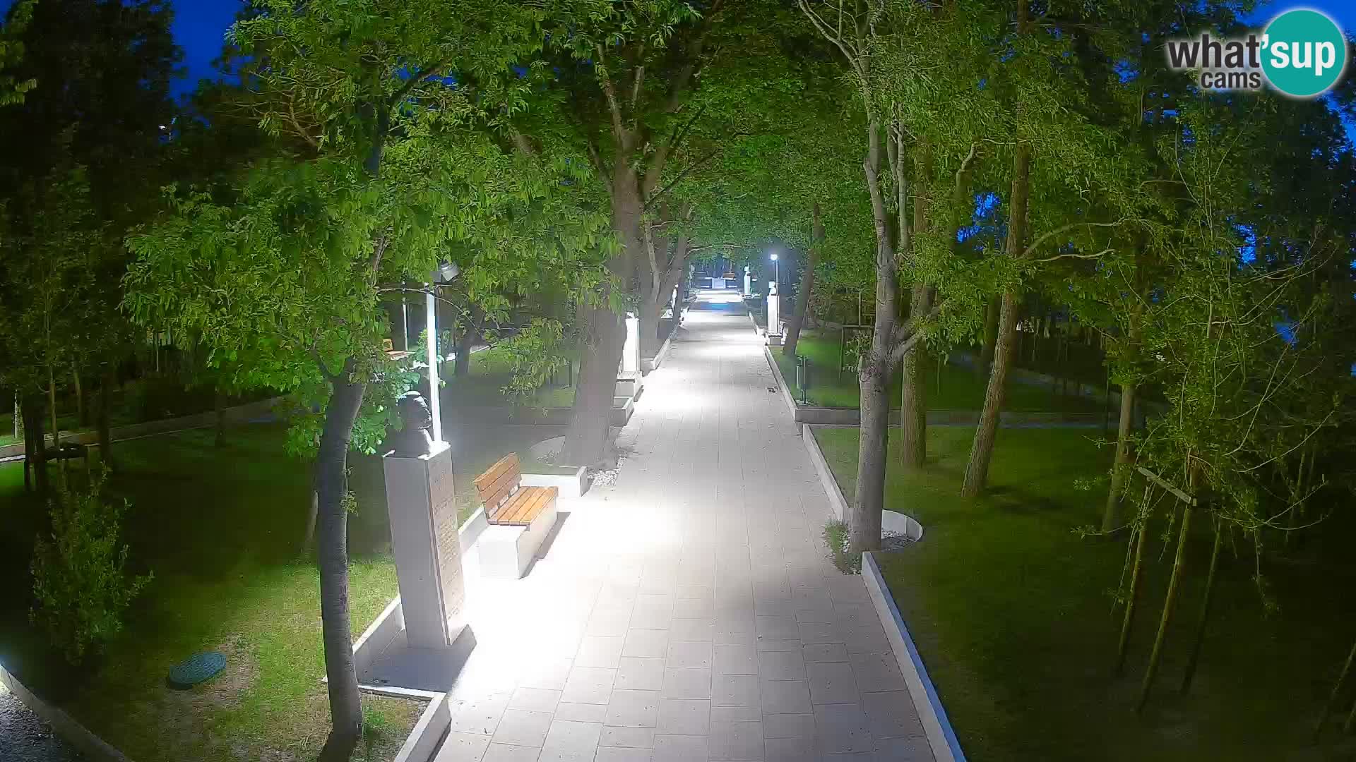 Webcam Schriftstellerpark Senj – Live am Meer