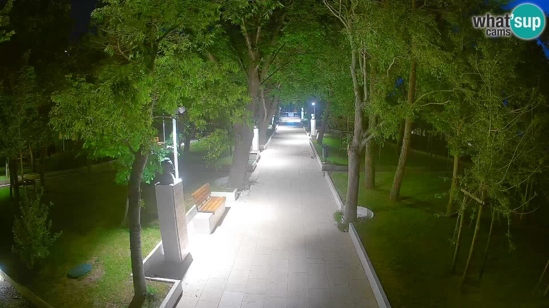 Writers’ Park Webcam Senj – Live by the Sea