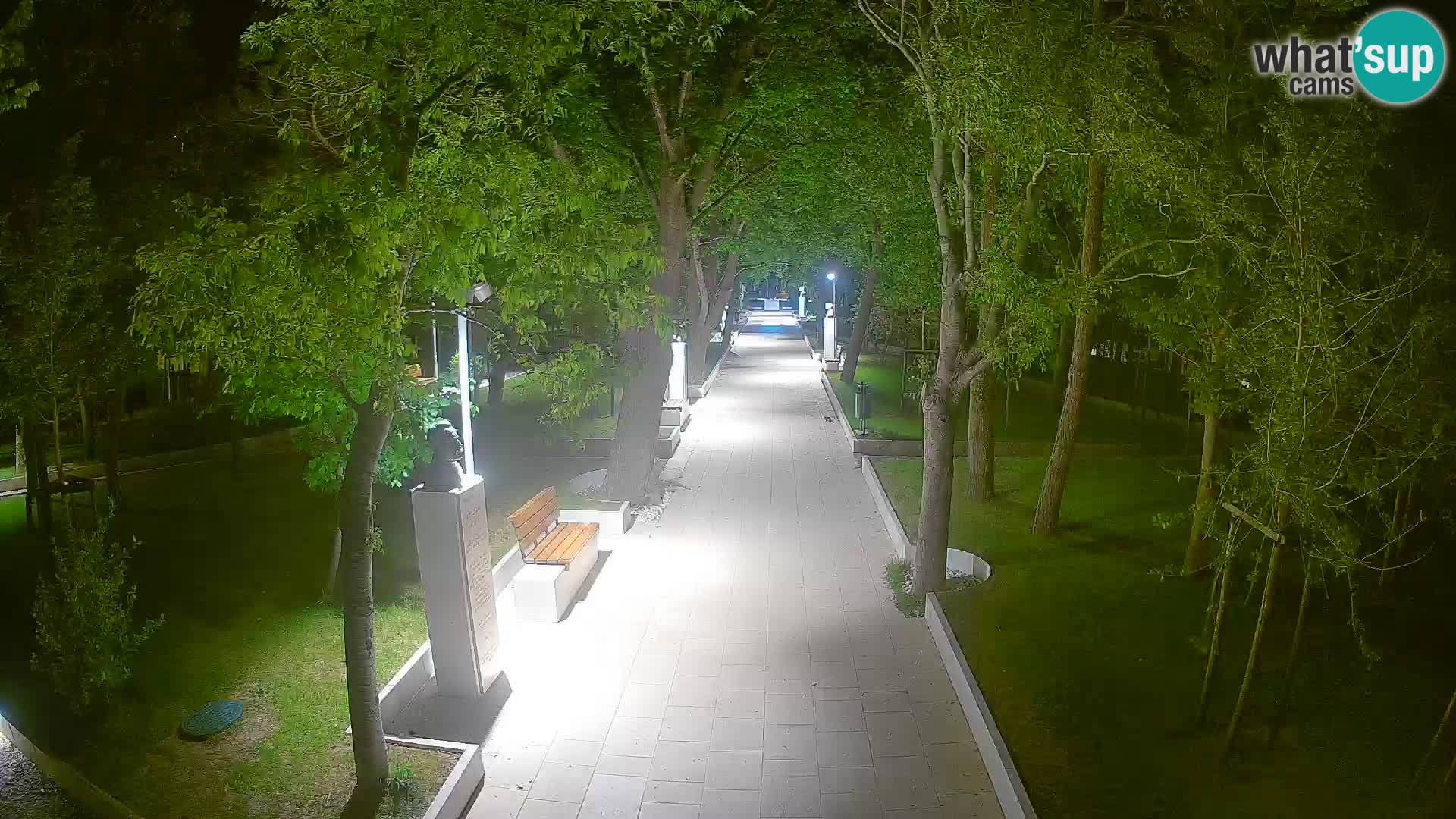 Writers’ Park Webcam Senj – Live by the Sea